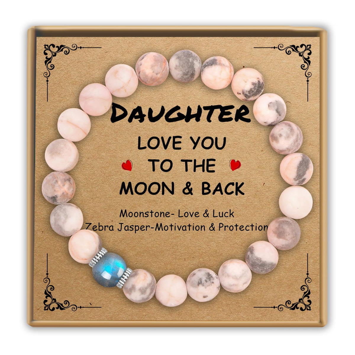 Seeney Daughte Gift Fom Mom, Mothe Daughte Necklace Fom
