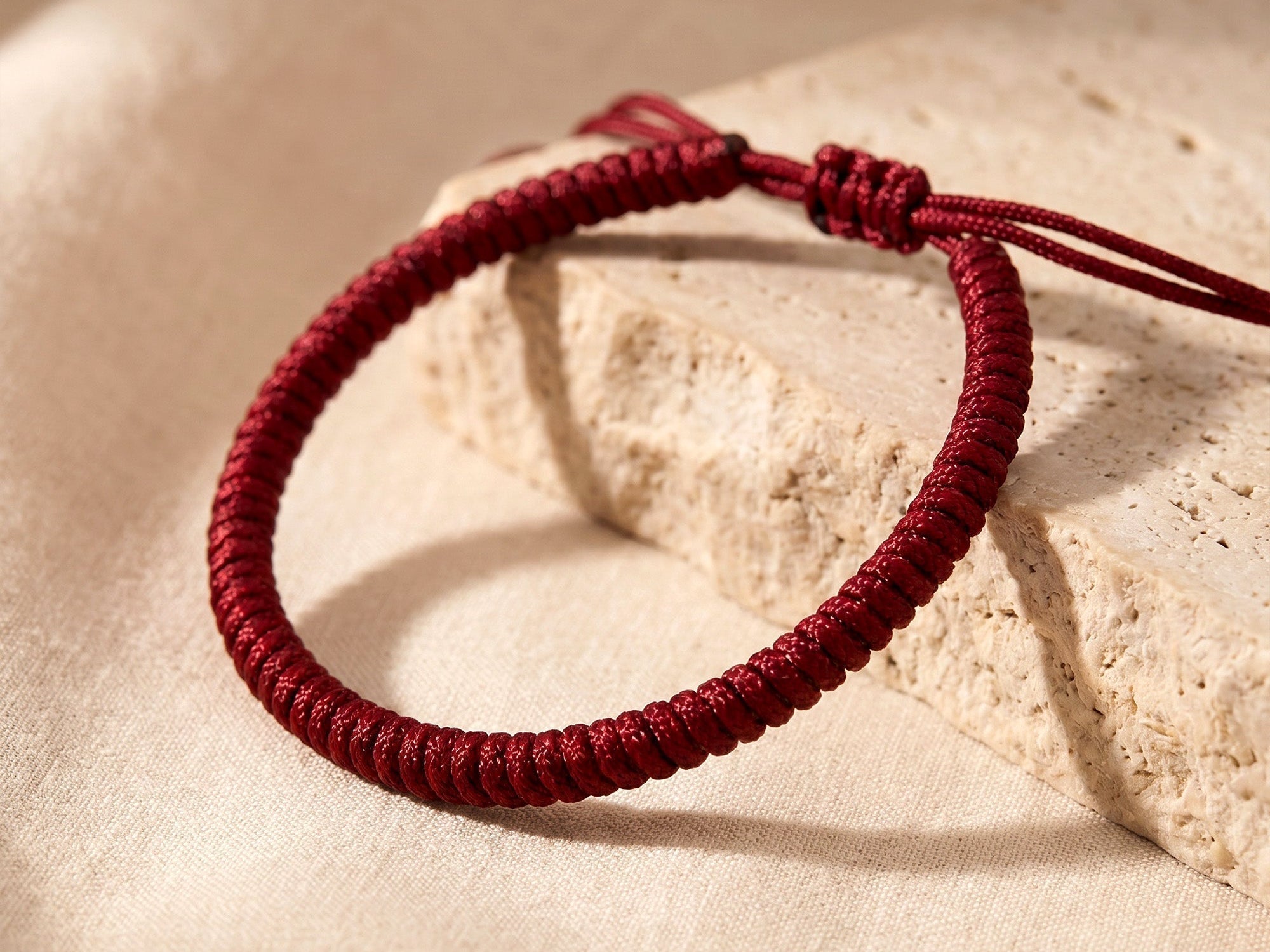 Sereney Deep Red String For her or him