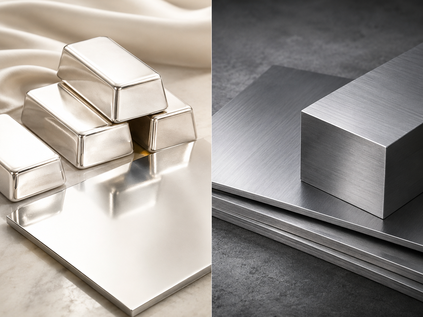 Sterling Silver vs Stainless Steel Material