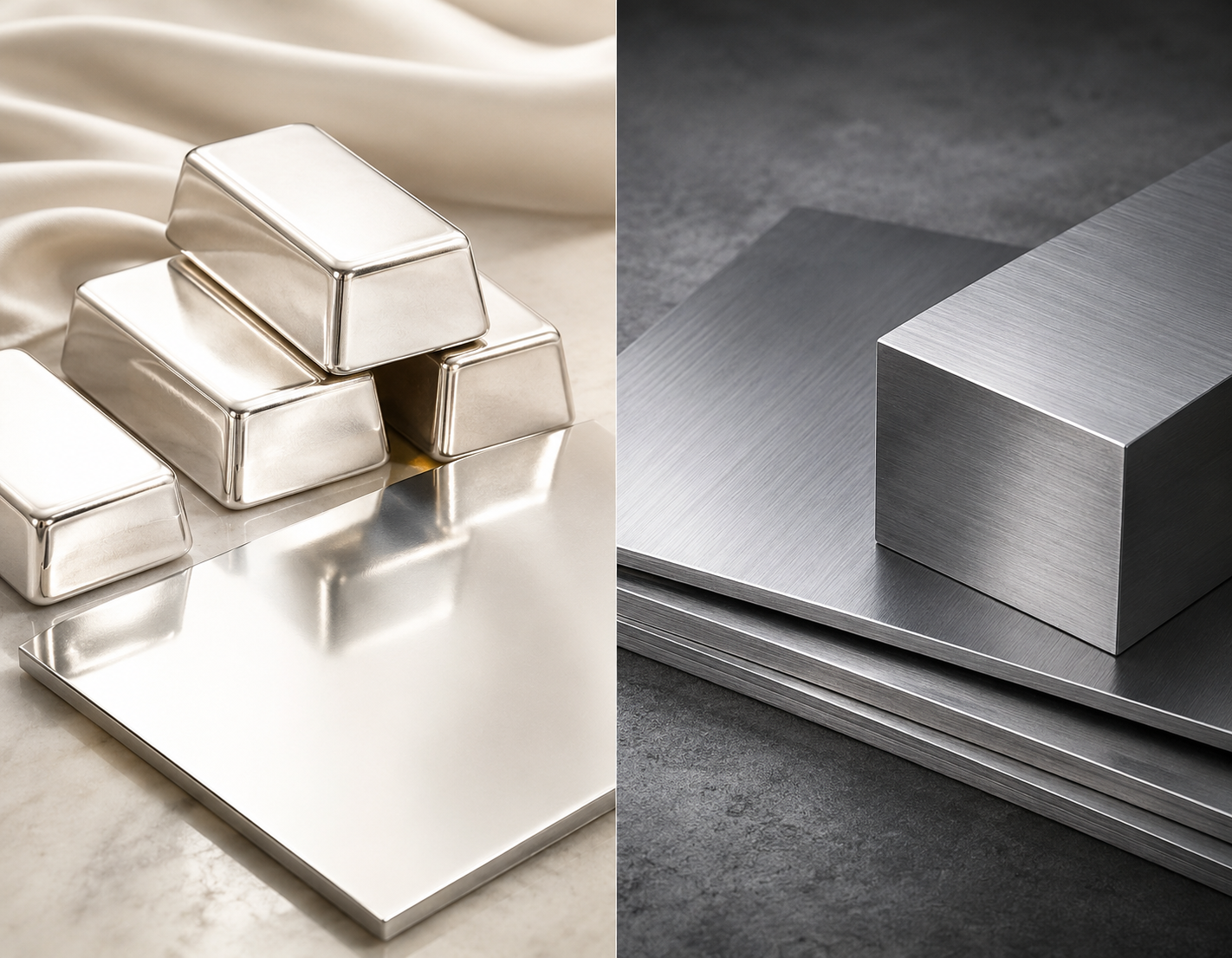 Sterling Silver vs Stainless Steel Material