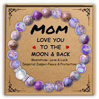 Purple Zebra Mom Bracelet