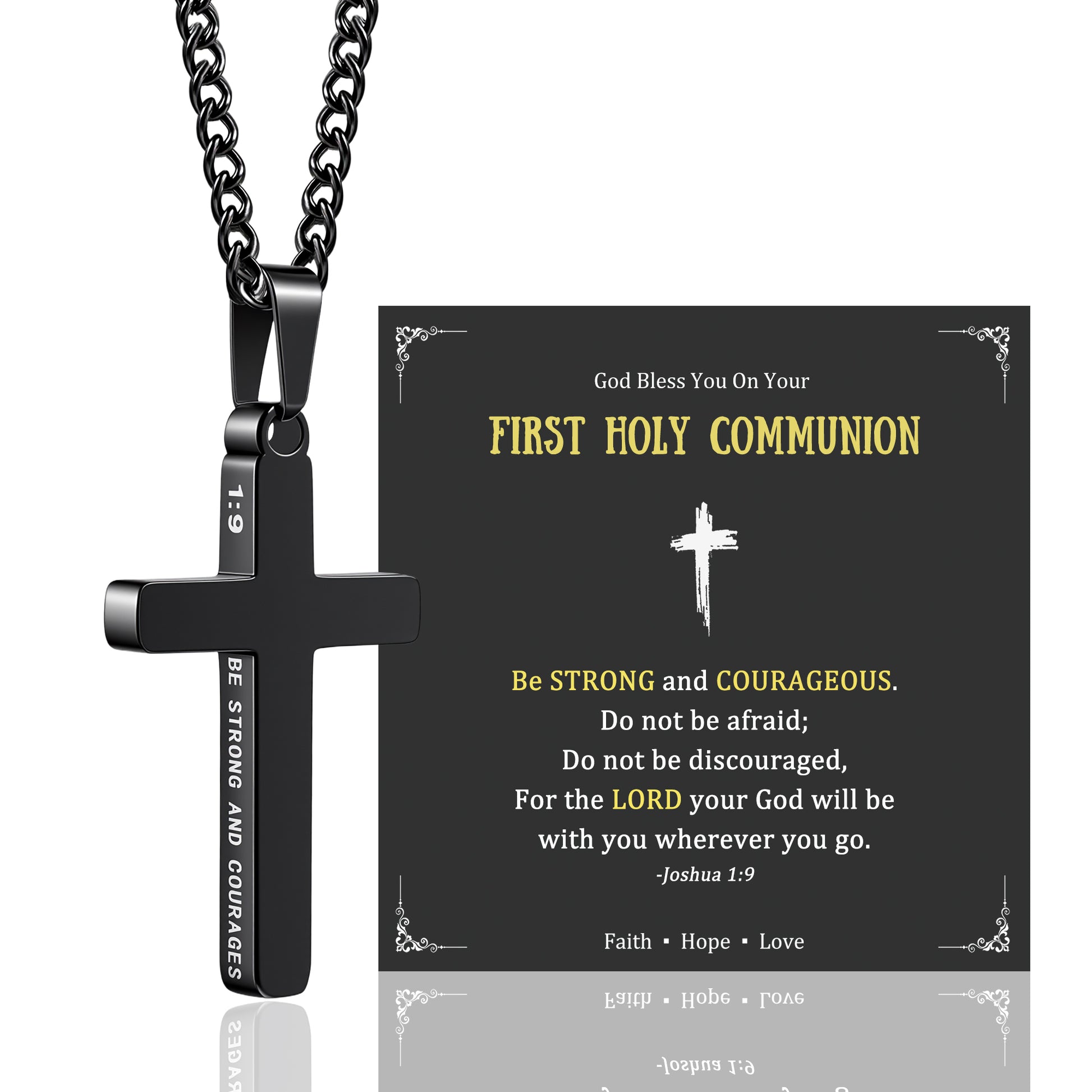 First Holy Communion Cross Necklace