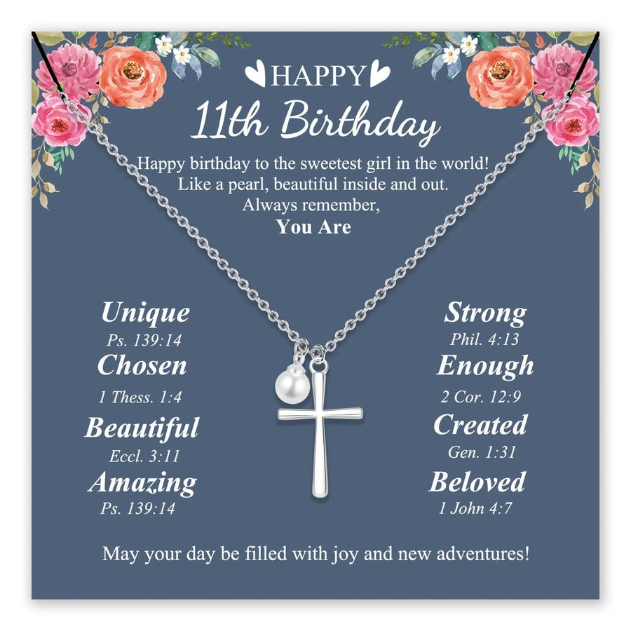 Pearl Cross Necklace