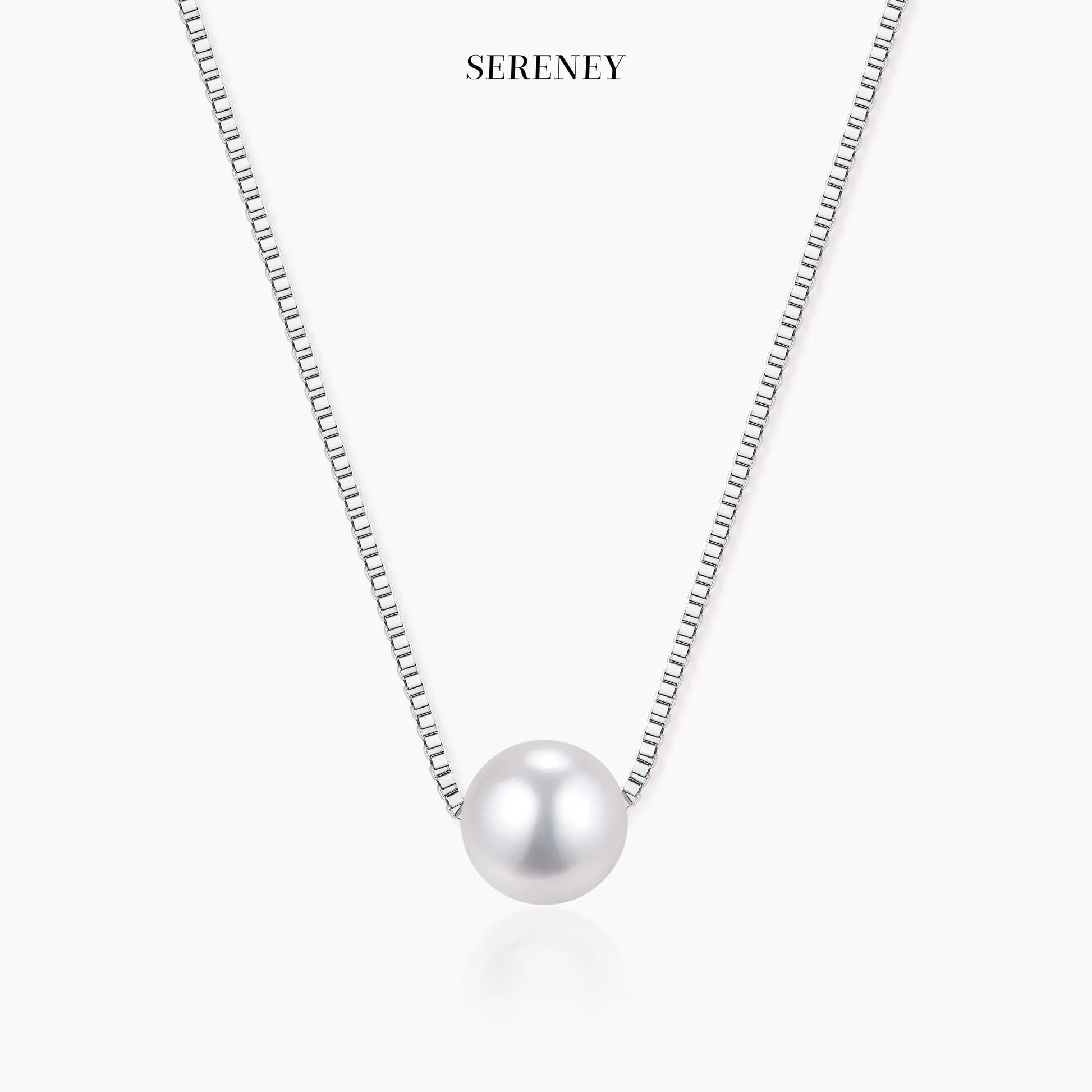 You Are Loved Pearl Necklace with a simulated pearl on a silver chain