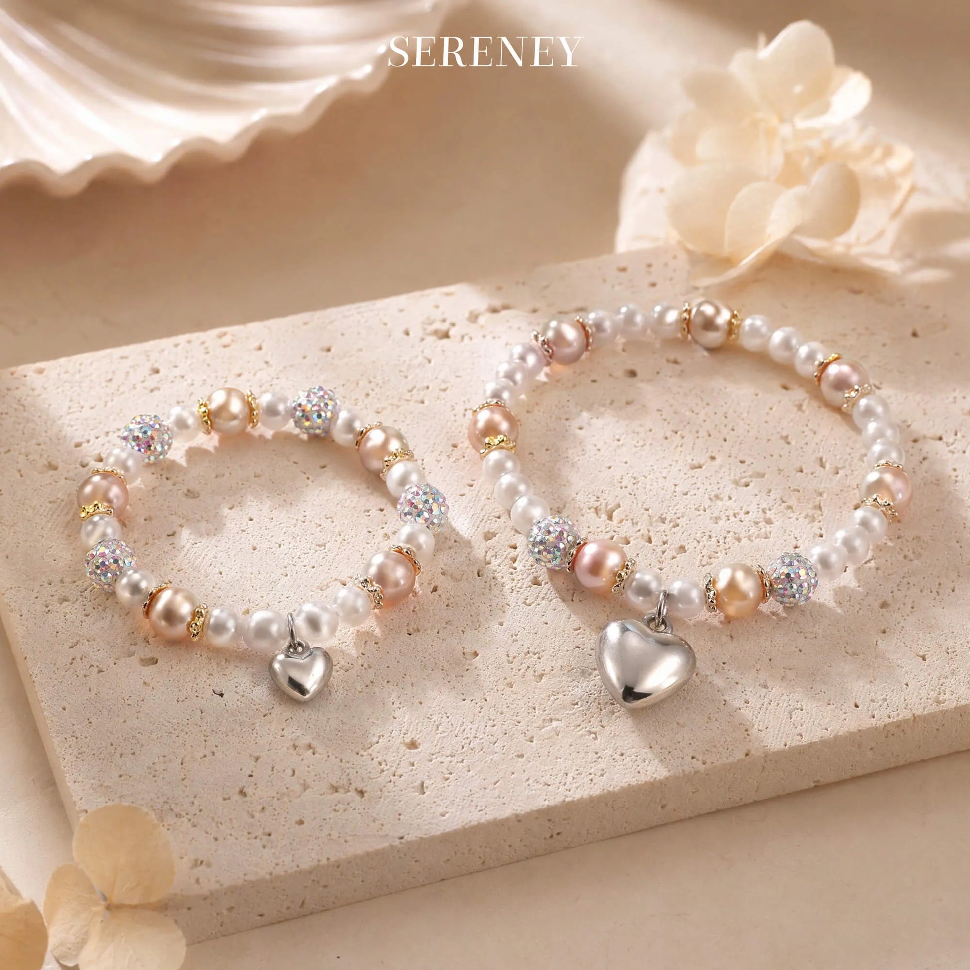 My Heart Goes With You Bracelet Set