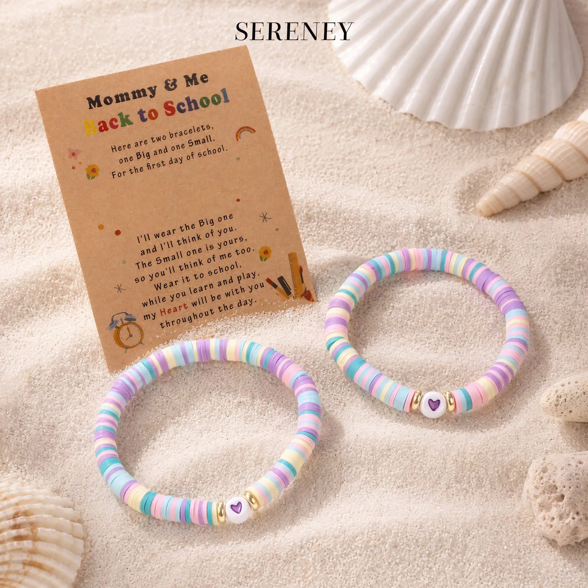 Mommy & Me Back to School Bracelet Set
