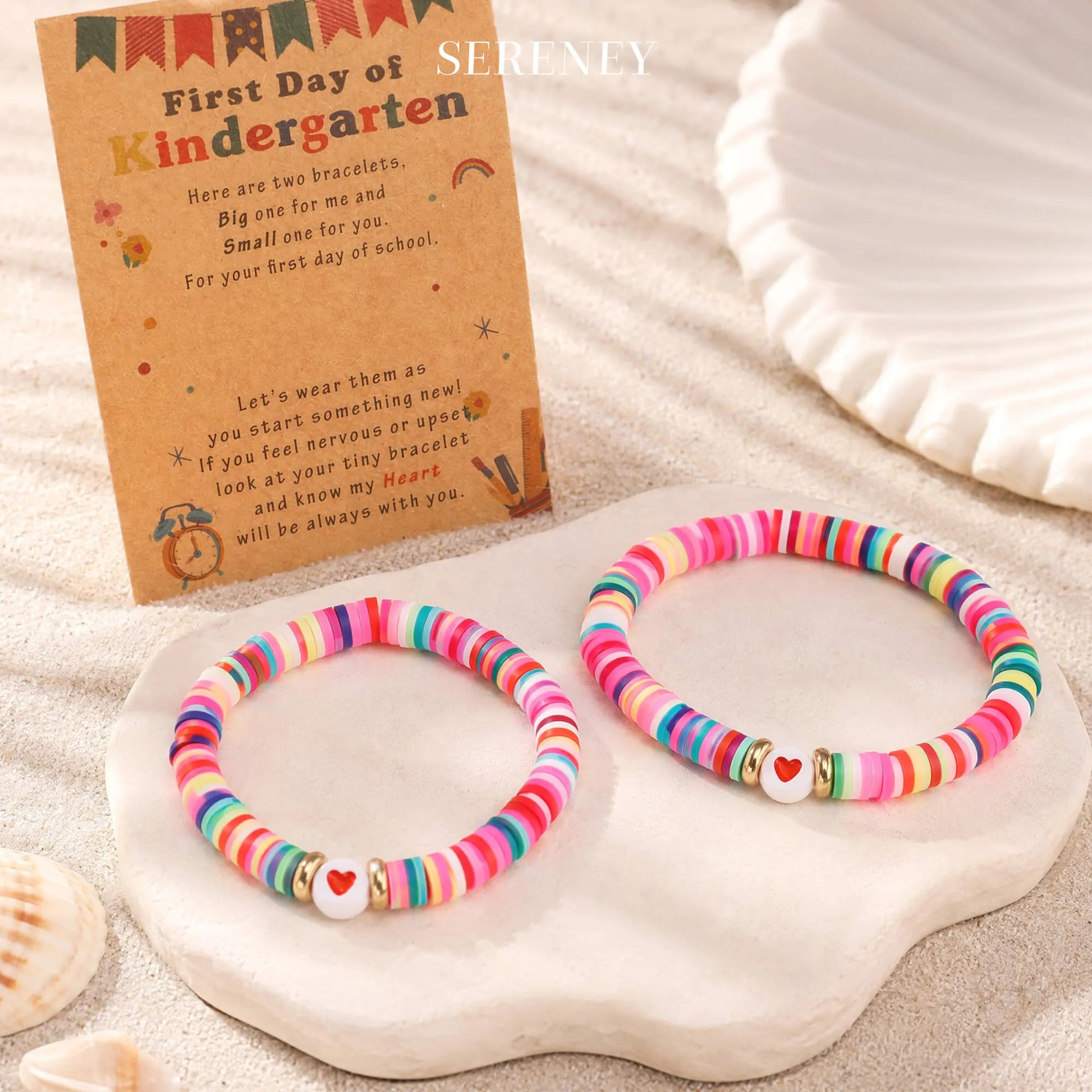 Mommy & Me "First Day" Bracelet Set