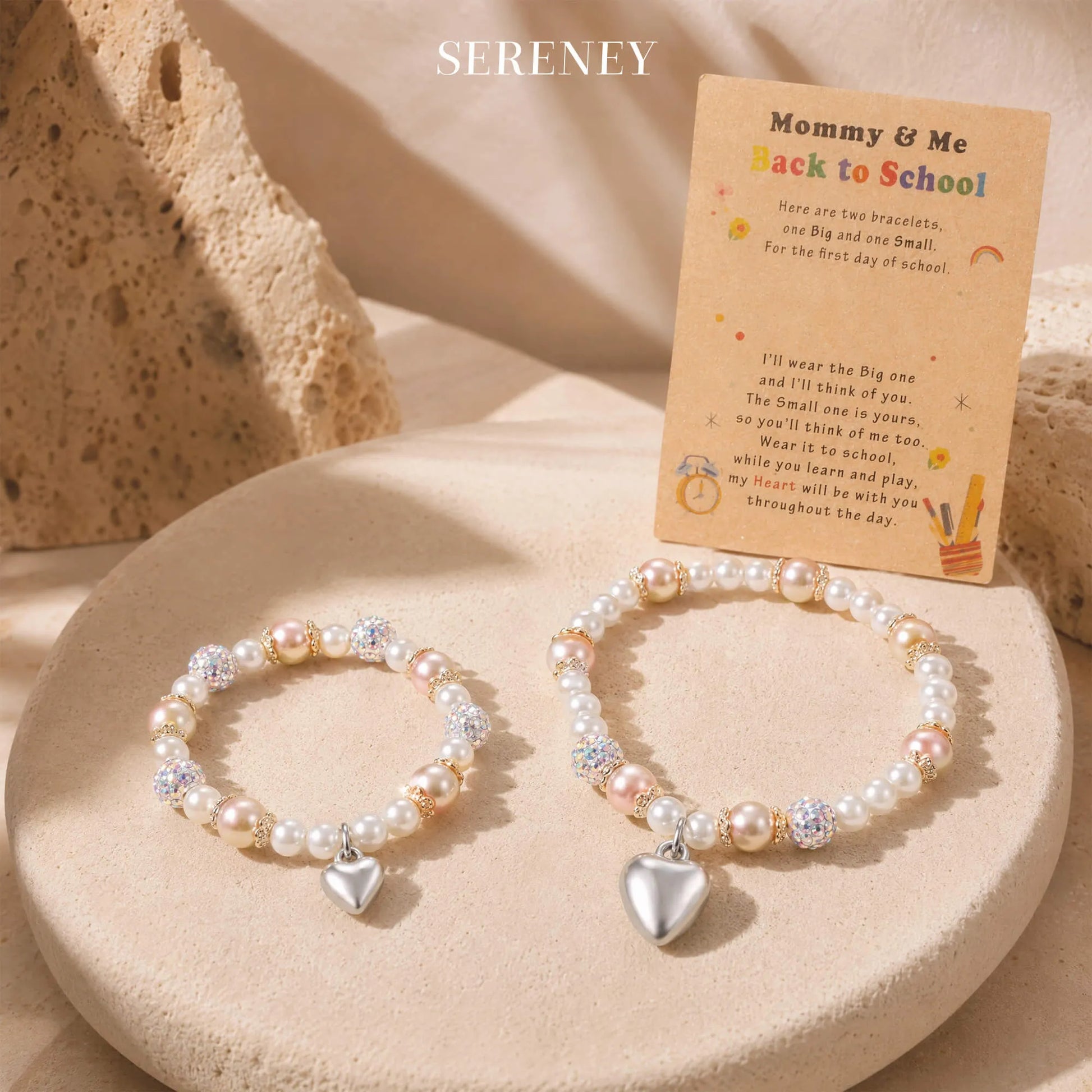 My Heart Goes With You Bracelet Set