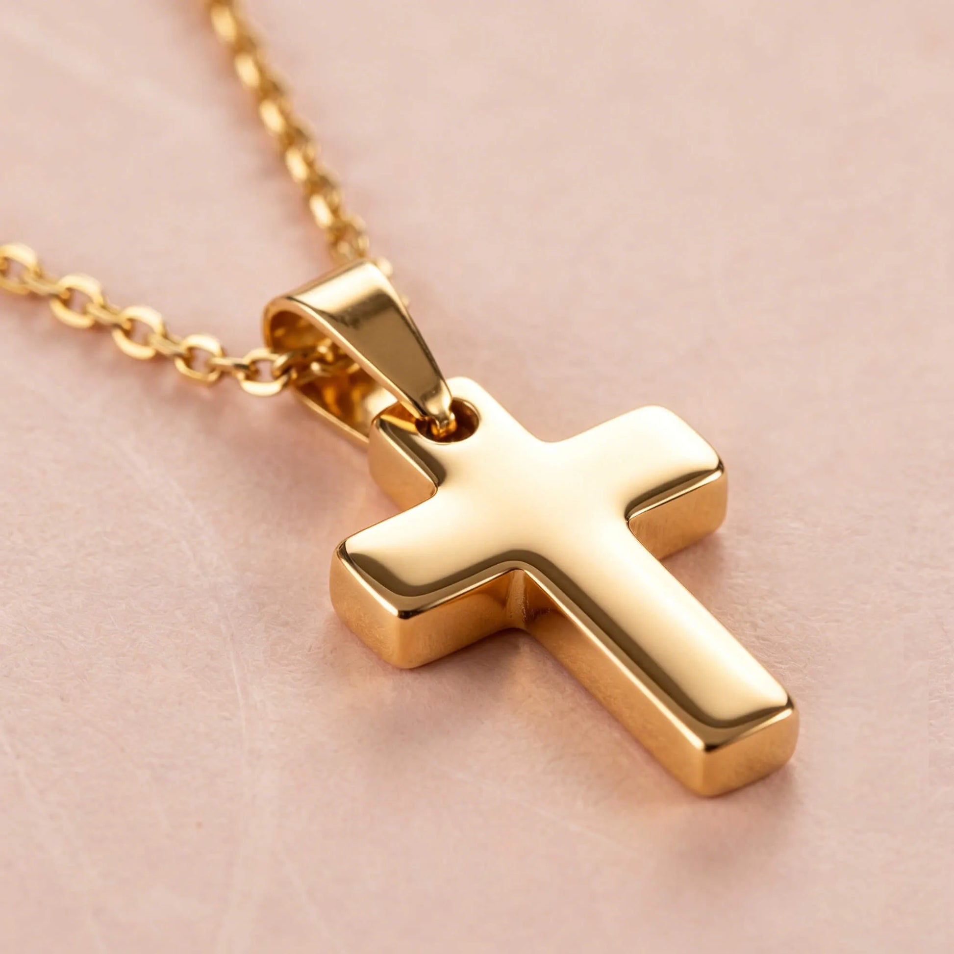 Little Boy Blessing Cross Necklace