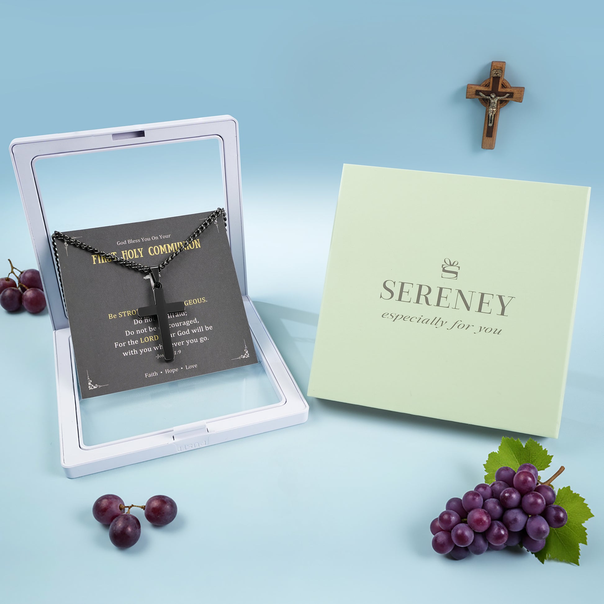 First Holy Communion Cross Necklace