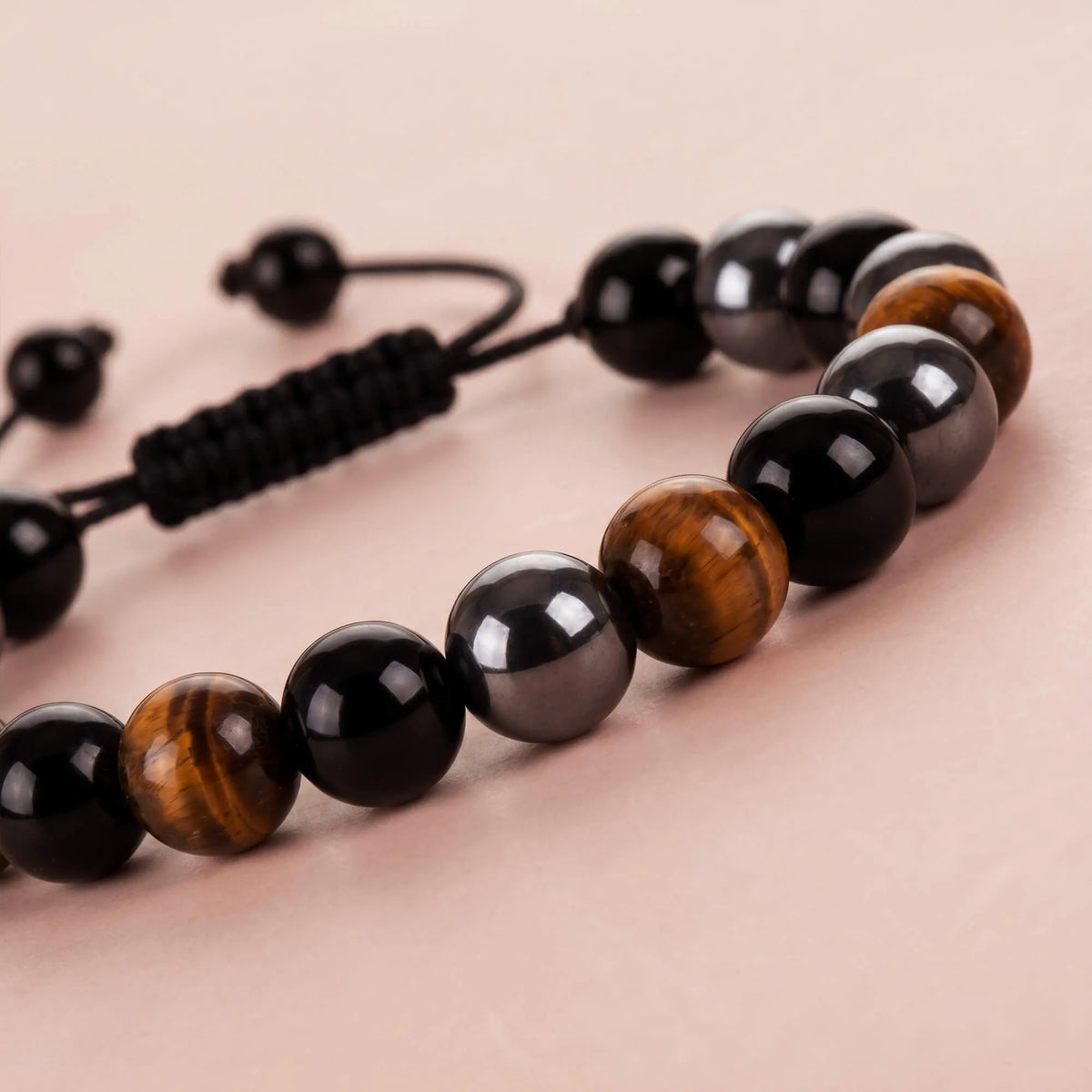 Mens Graduation Adventure Stone Bracelet