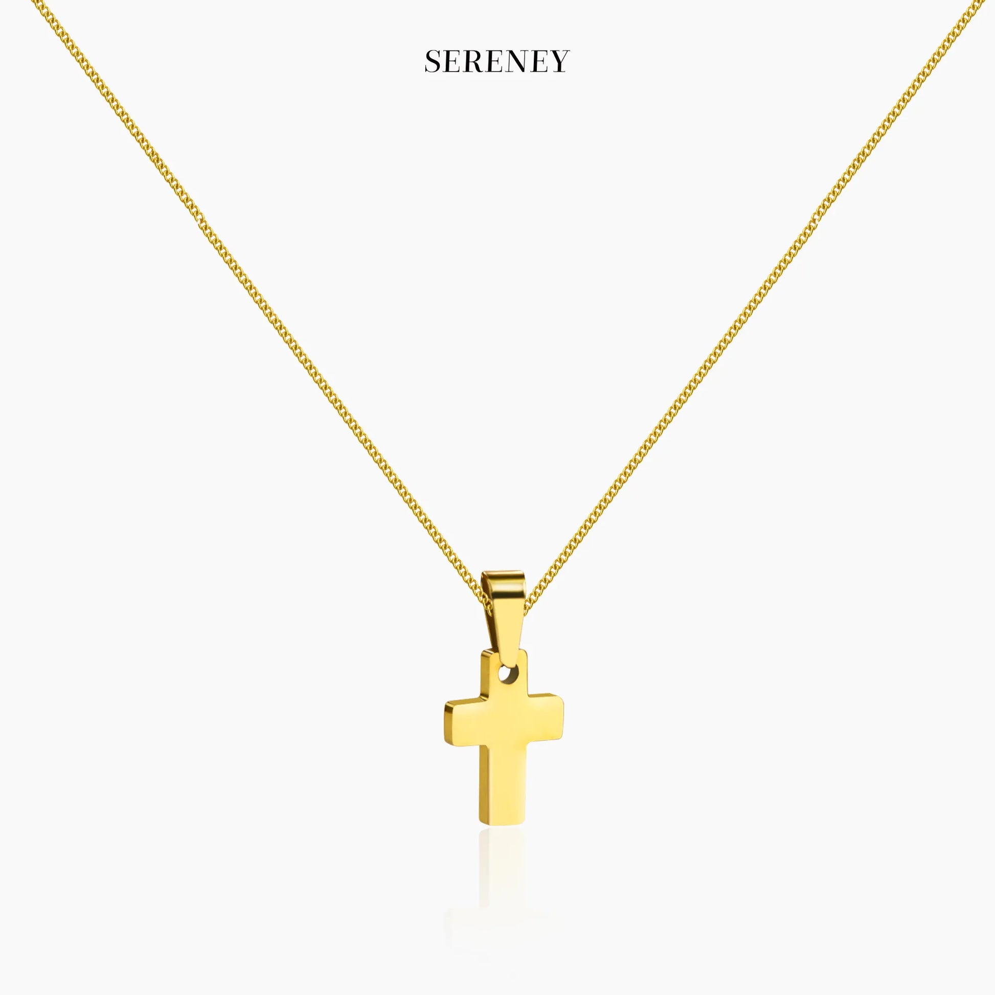 Little Boy Blessing Cross Necklace