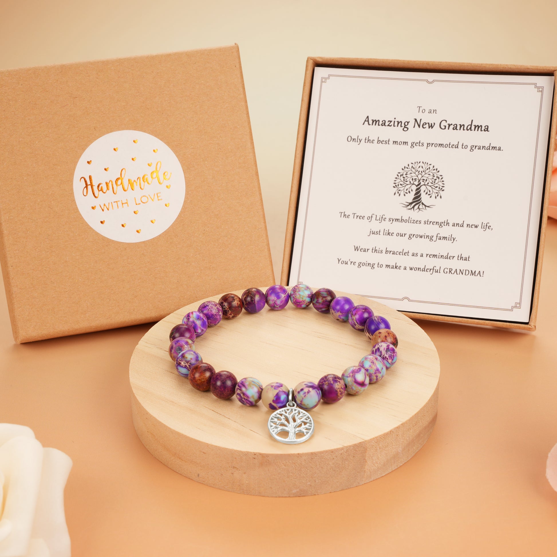 Purple Zebra New  Grandma Bracelet