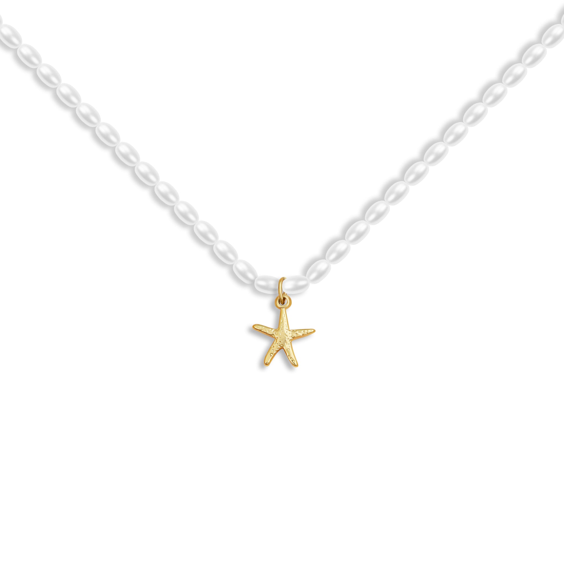 Starfish Pearl Necklace