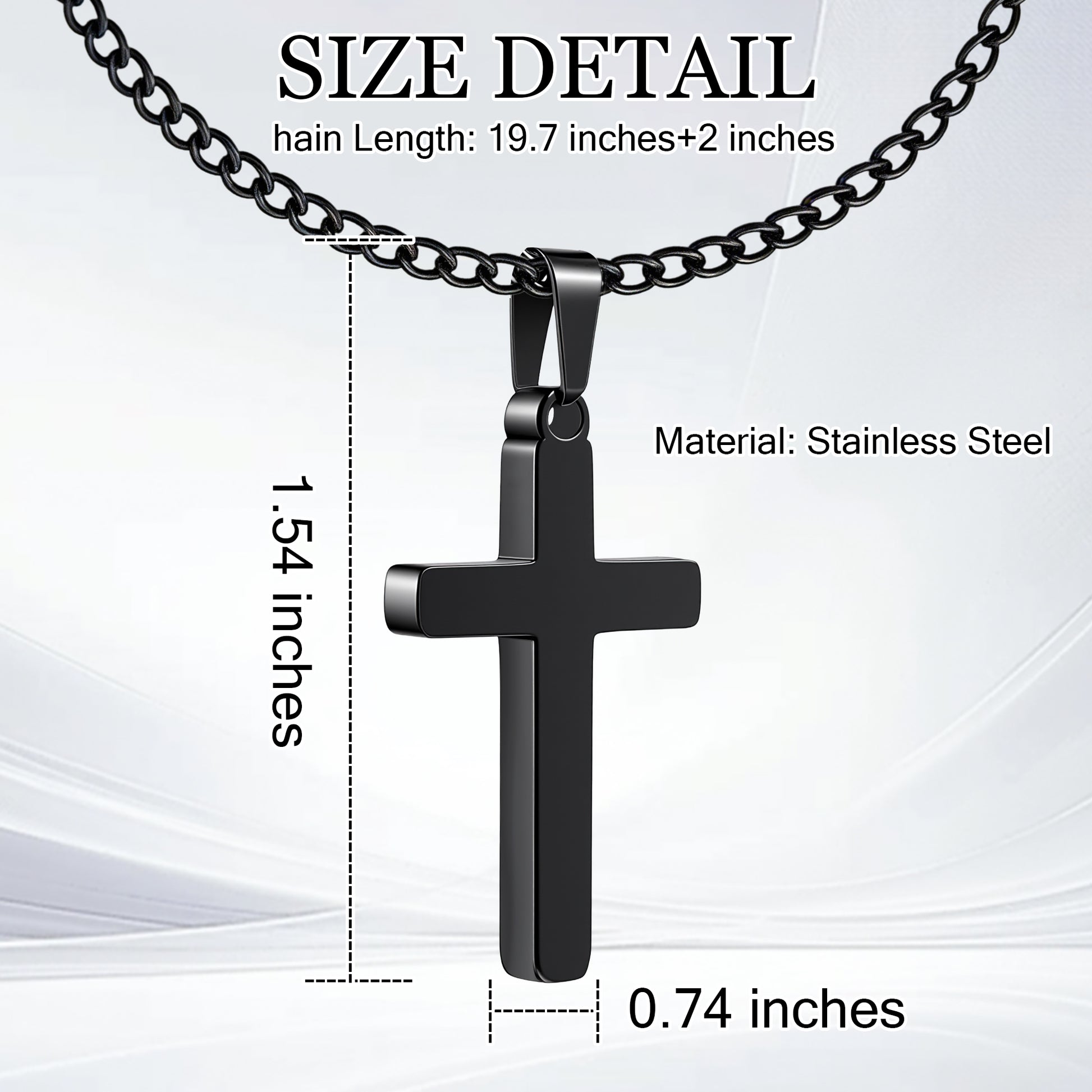 Easter Cross Necklace for Boys & Teens