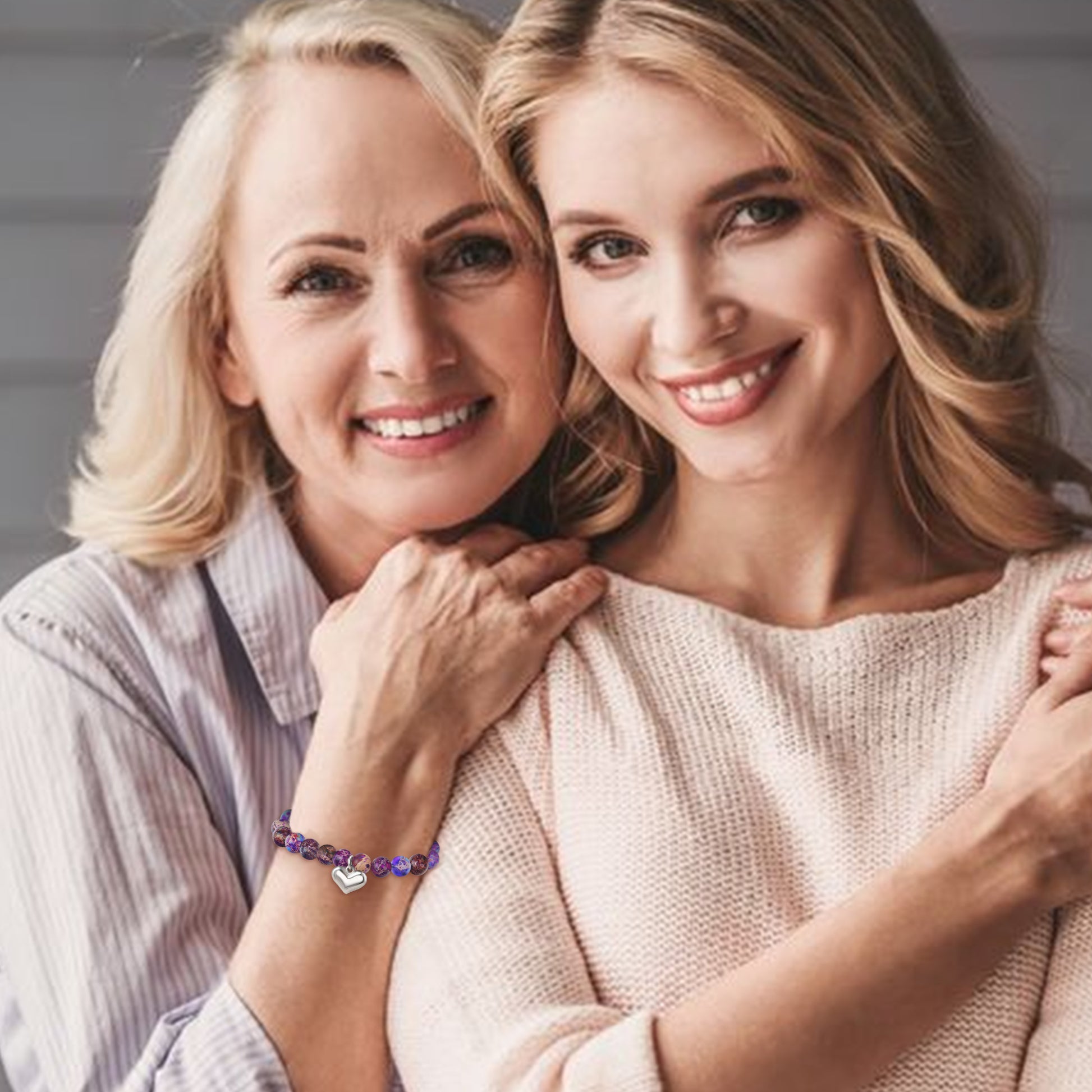 Purple Zebra Sister-in-Law Bracelet