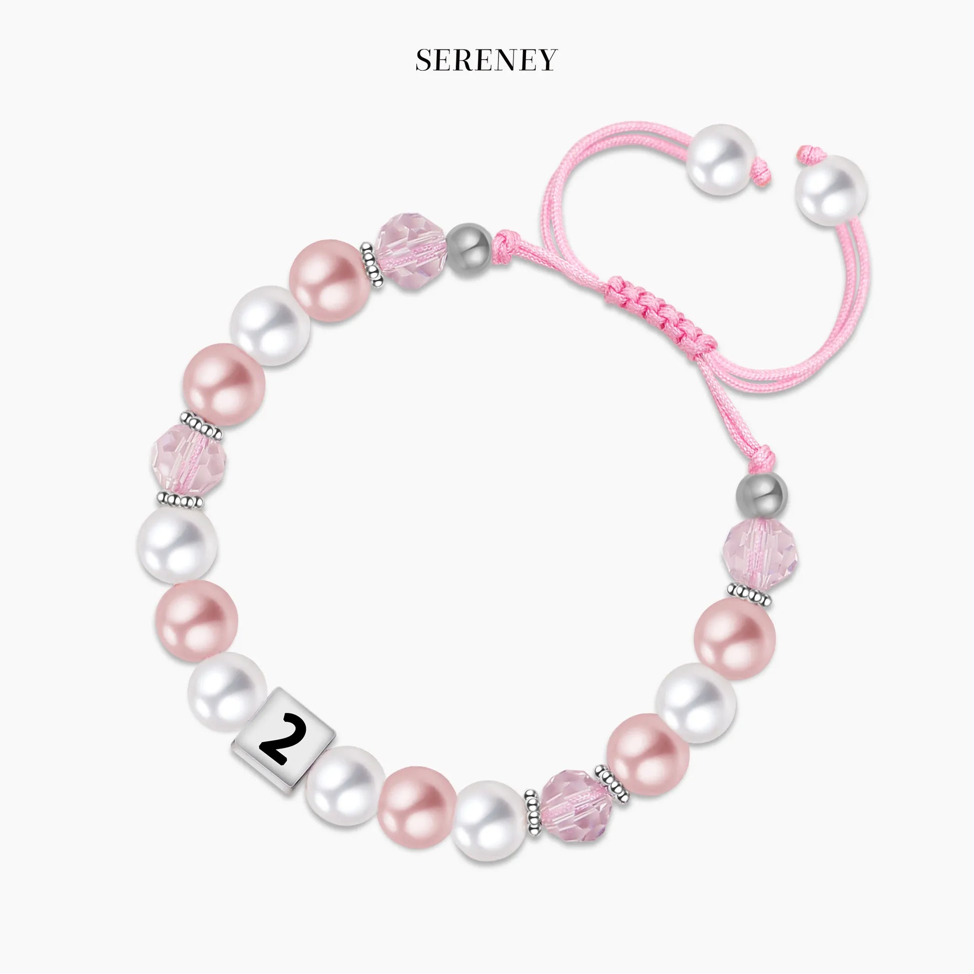 Pink Pearl Birthday Bracelet for Little Girls