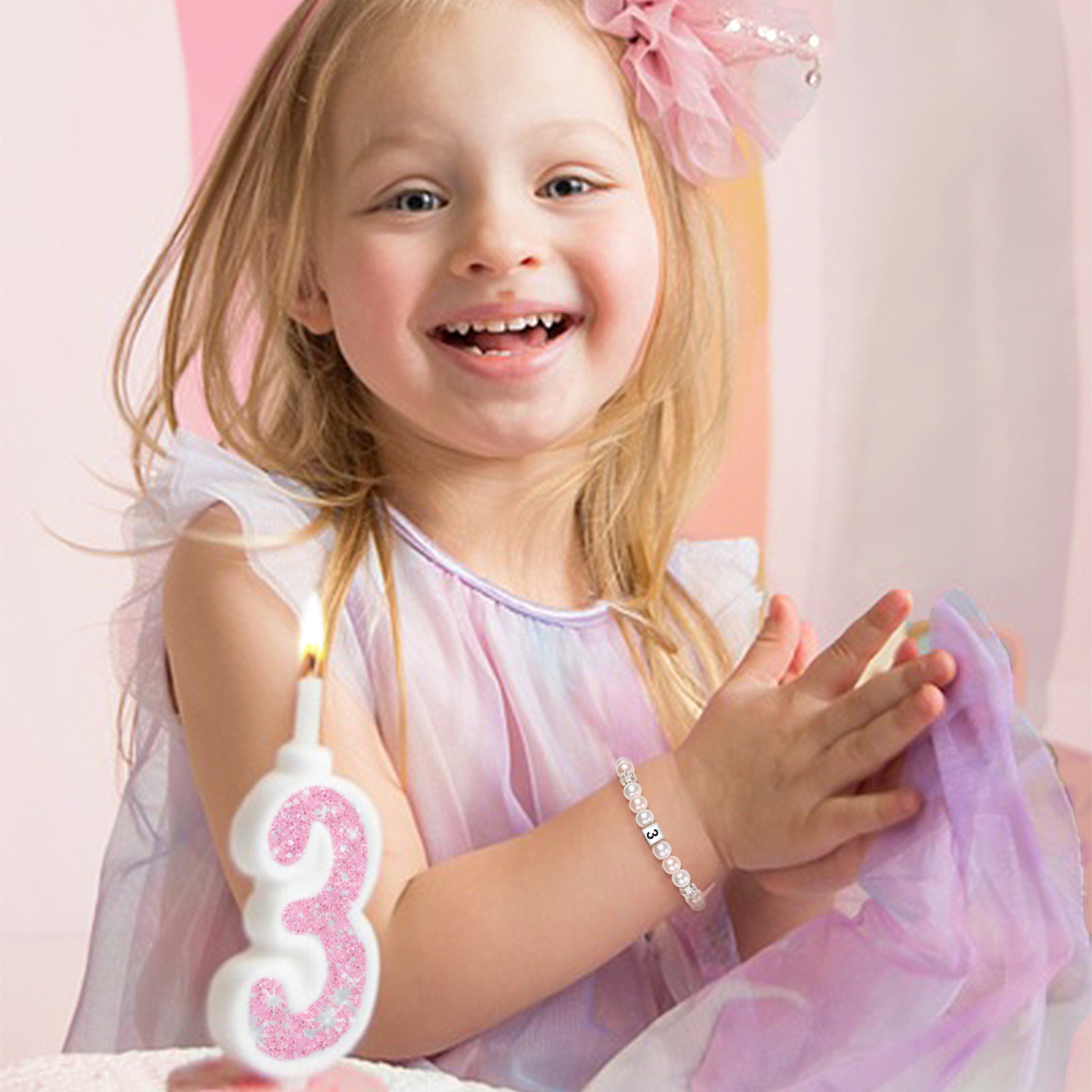 Happy 3rd Birthday Bracelet
