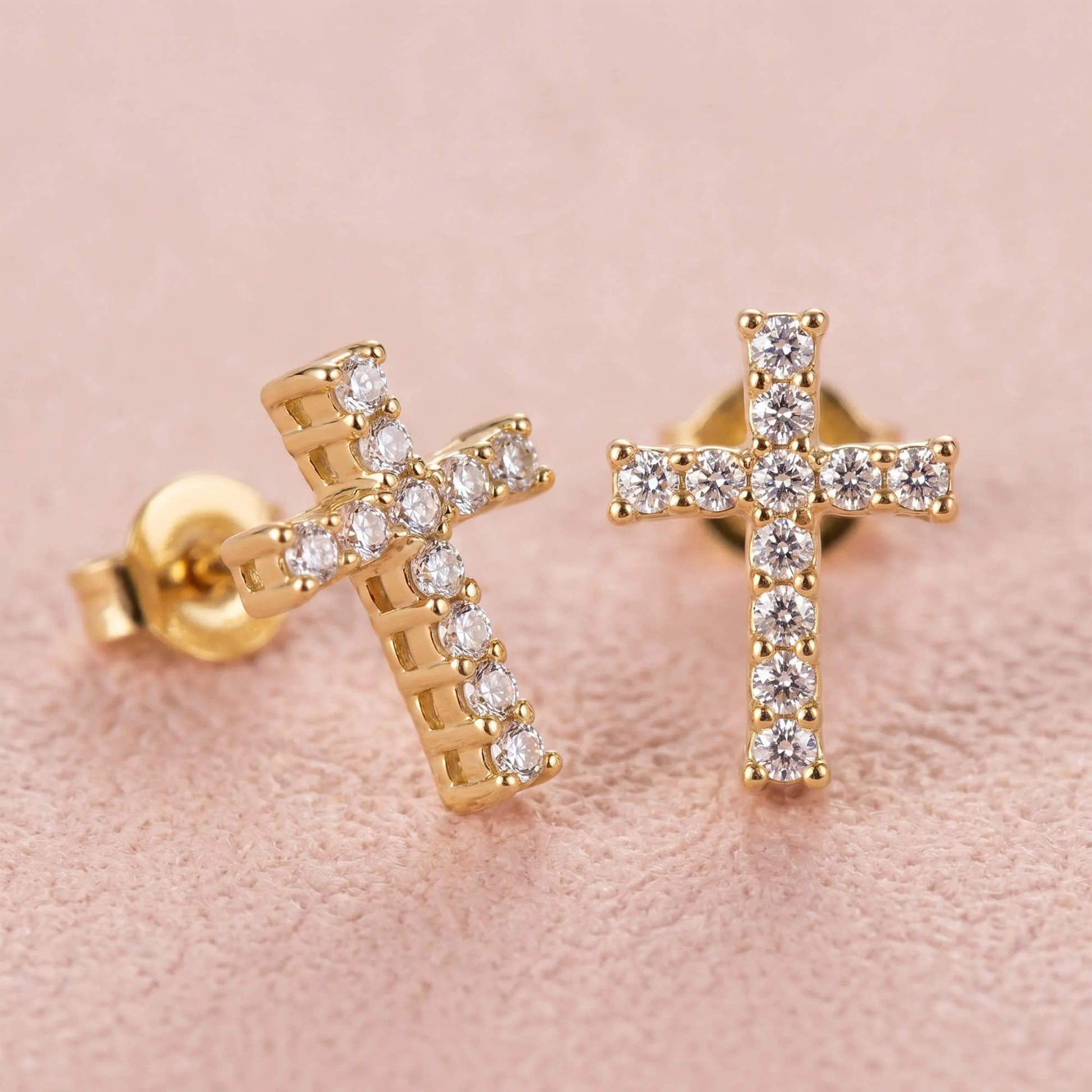 Cross Stud Earrings