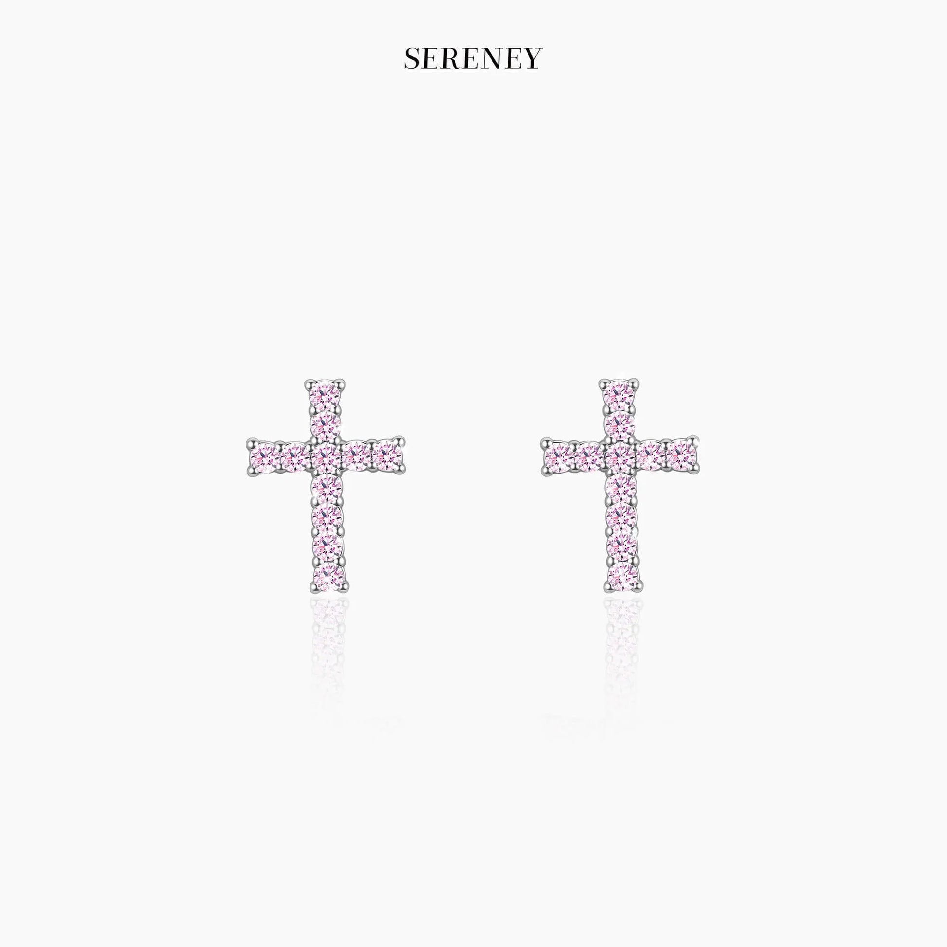 Cross Stud Earrings