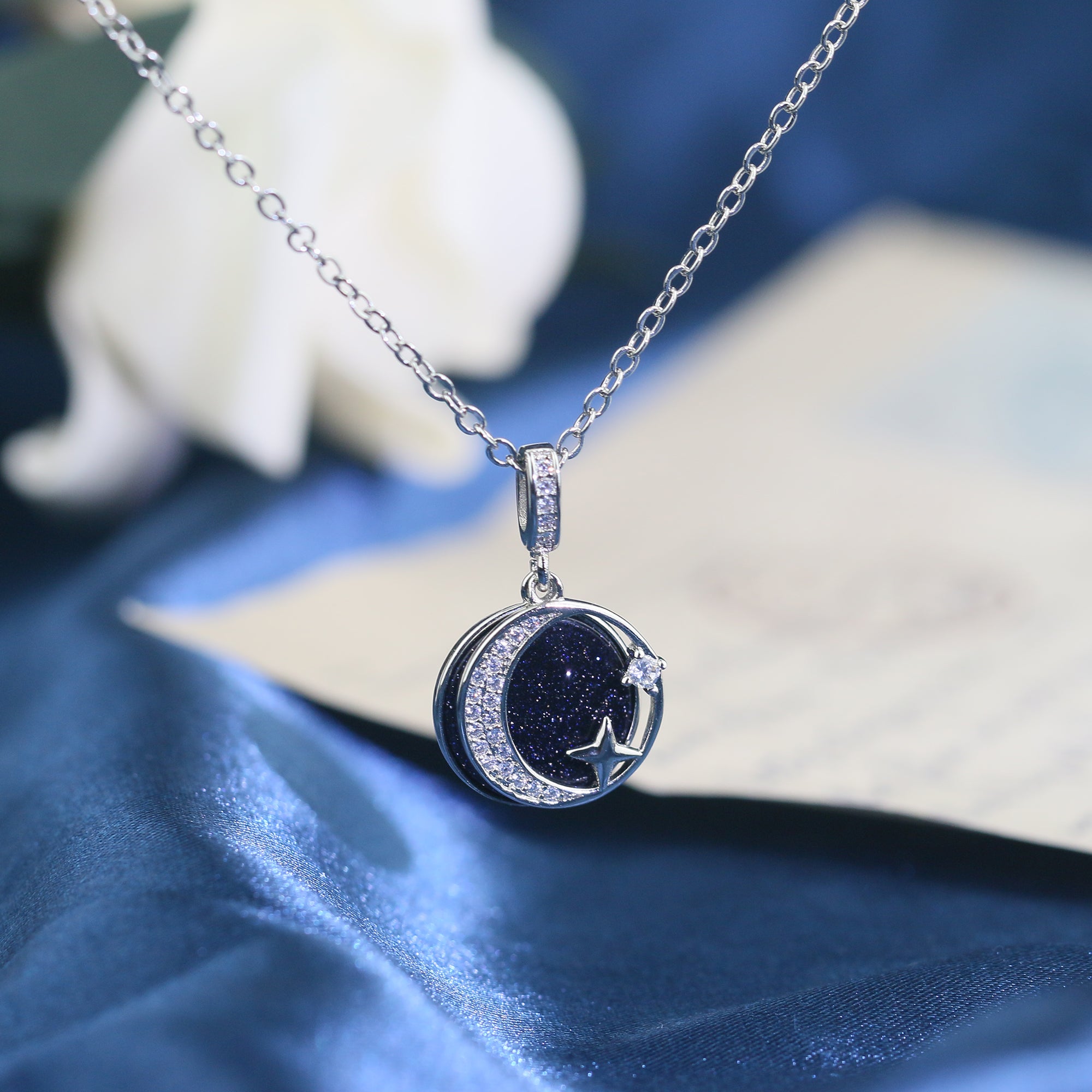 Bonus Daughter Moon and Stars Necklace