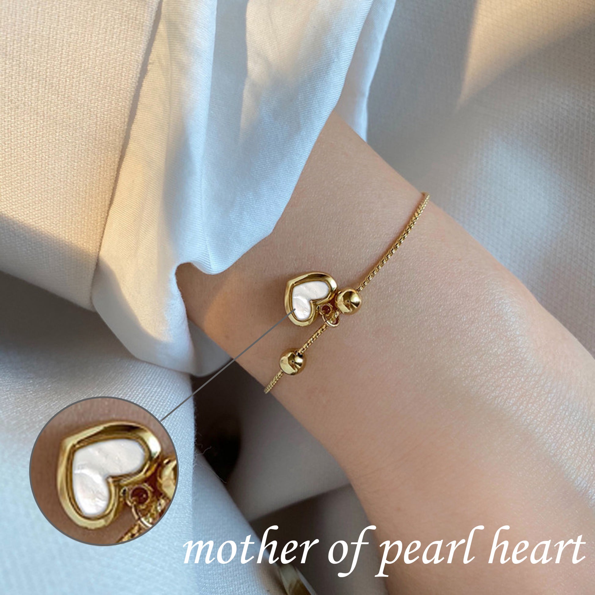 3 Best Friend Heart Bracelets