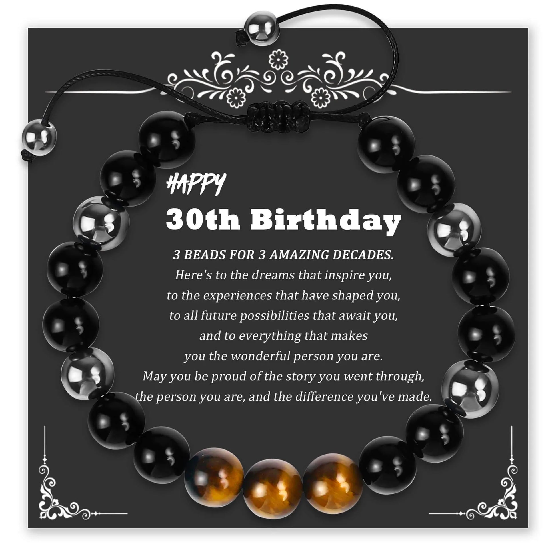 Milestone Birthday Bracelet for Men