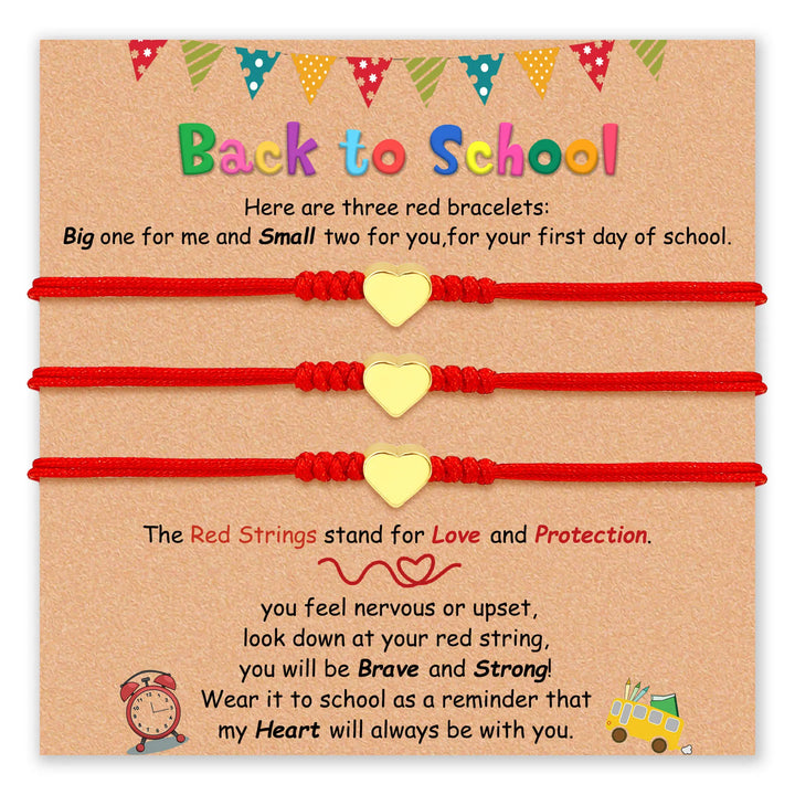 Back to School Bracelet Set with poem card