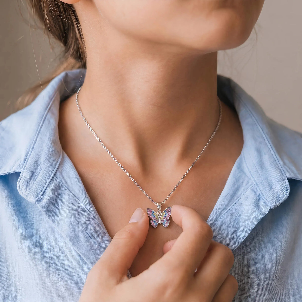 Butterfly Graduation Necklace