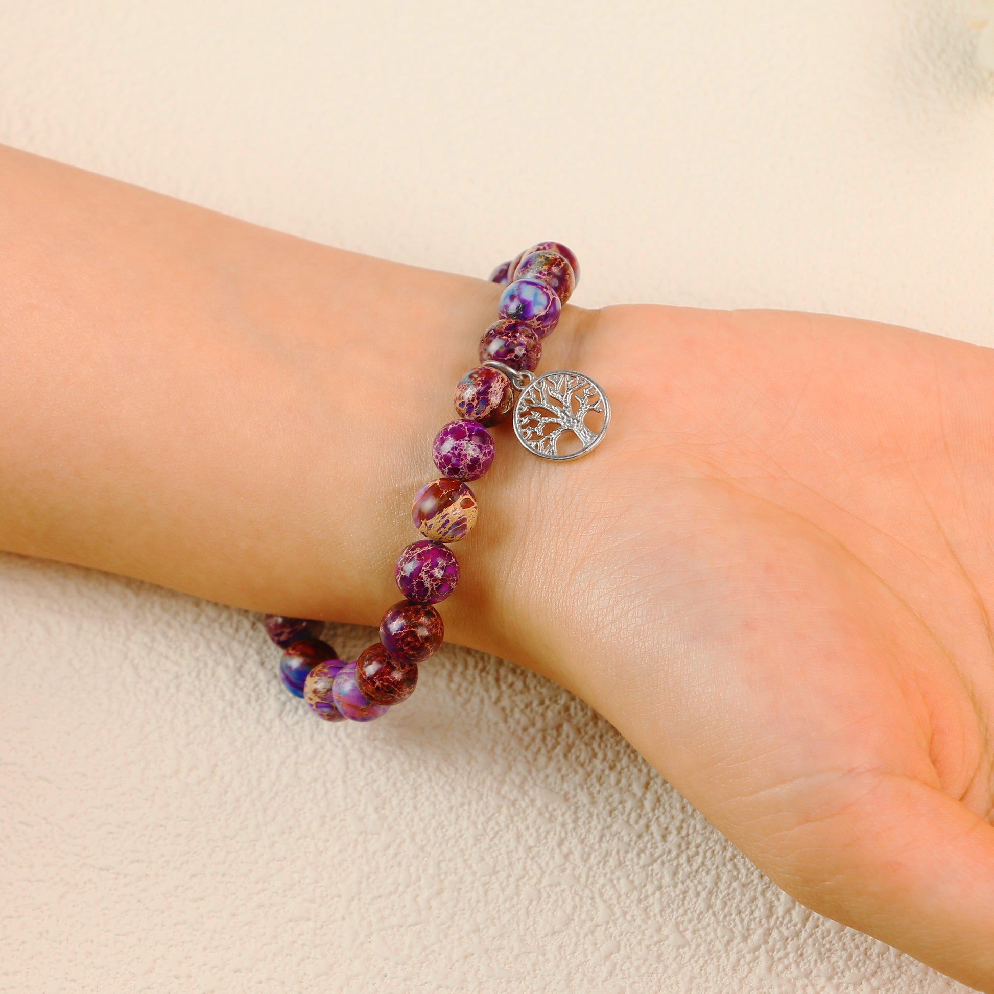Purple Zebra Bonus Mom Bracelet