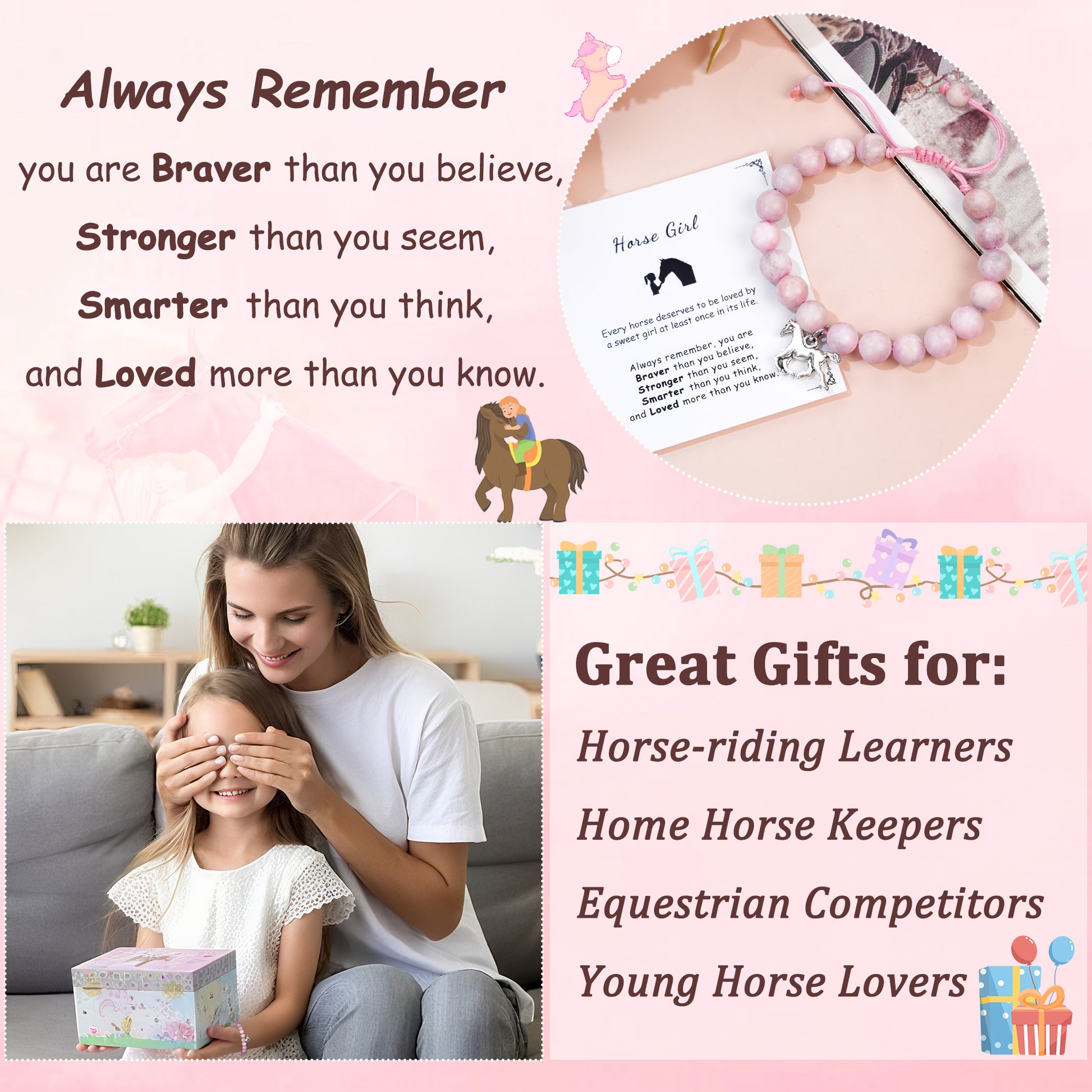 Horse Bracelet for Girls