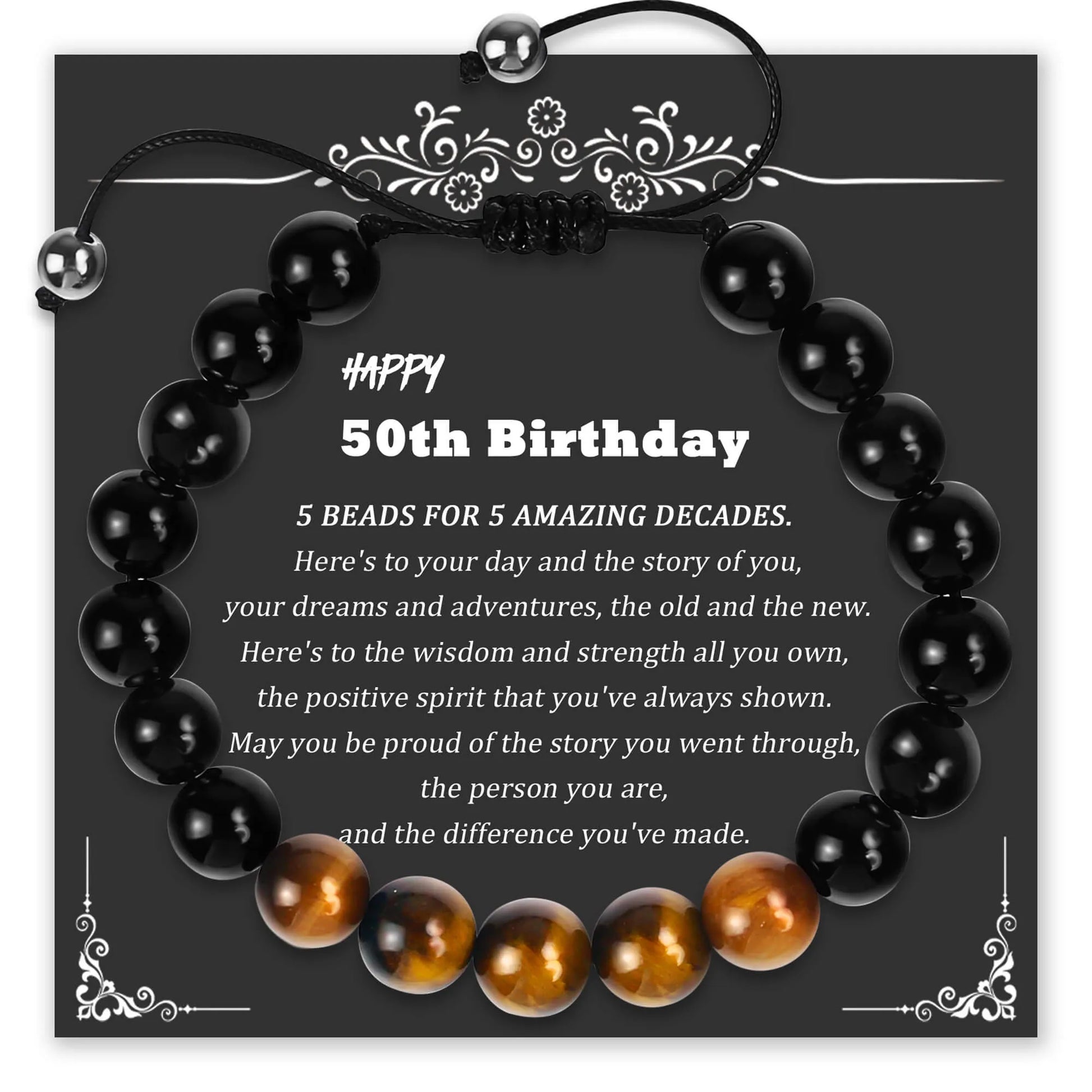 Milestone Birthday Bracelet for Men