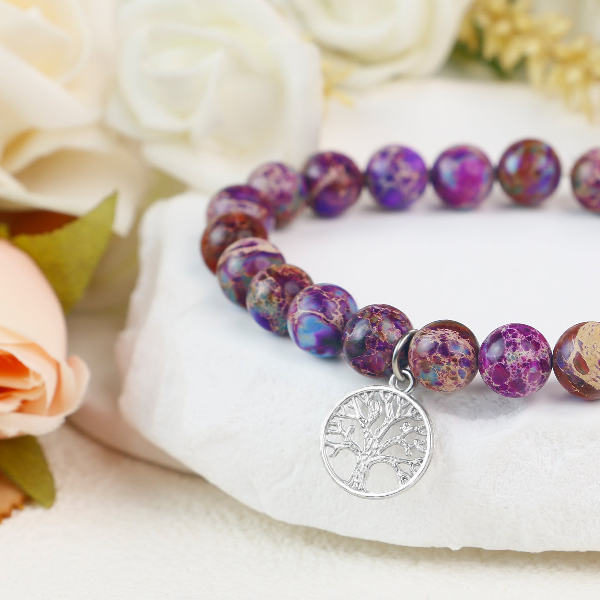 Purple Zebra Bonus Mom Bracelet