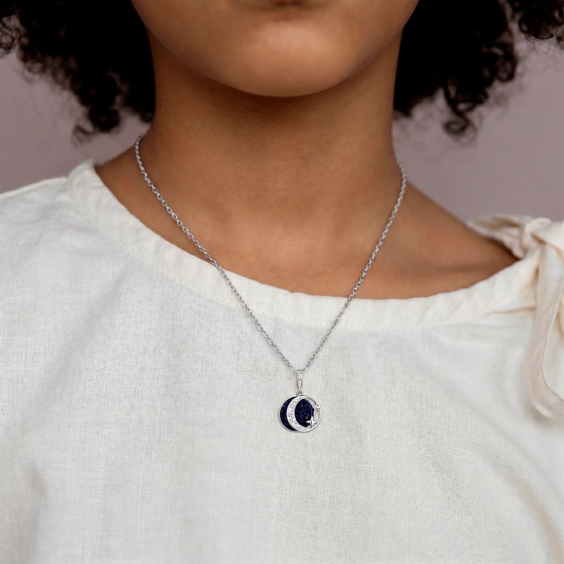 To the Moon Daughter Necklace