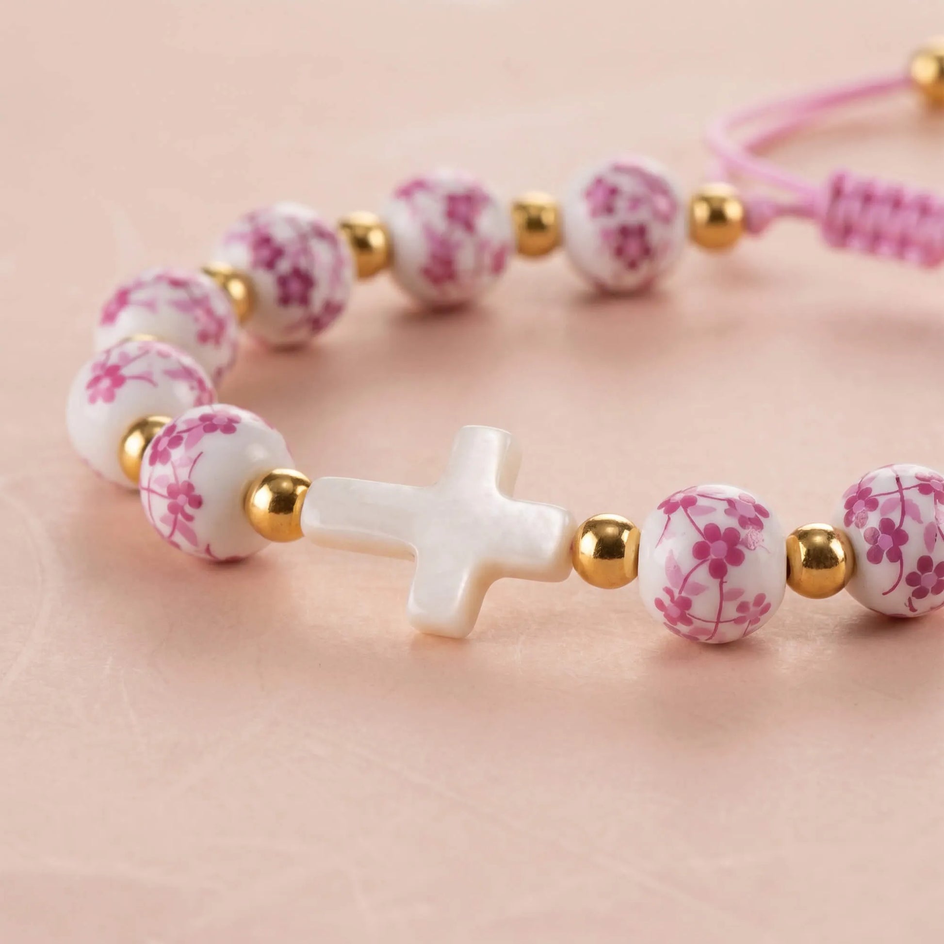 Blossoming Faith Porcelain Bracelet