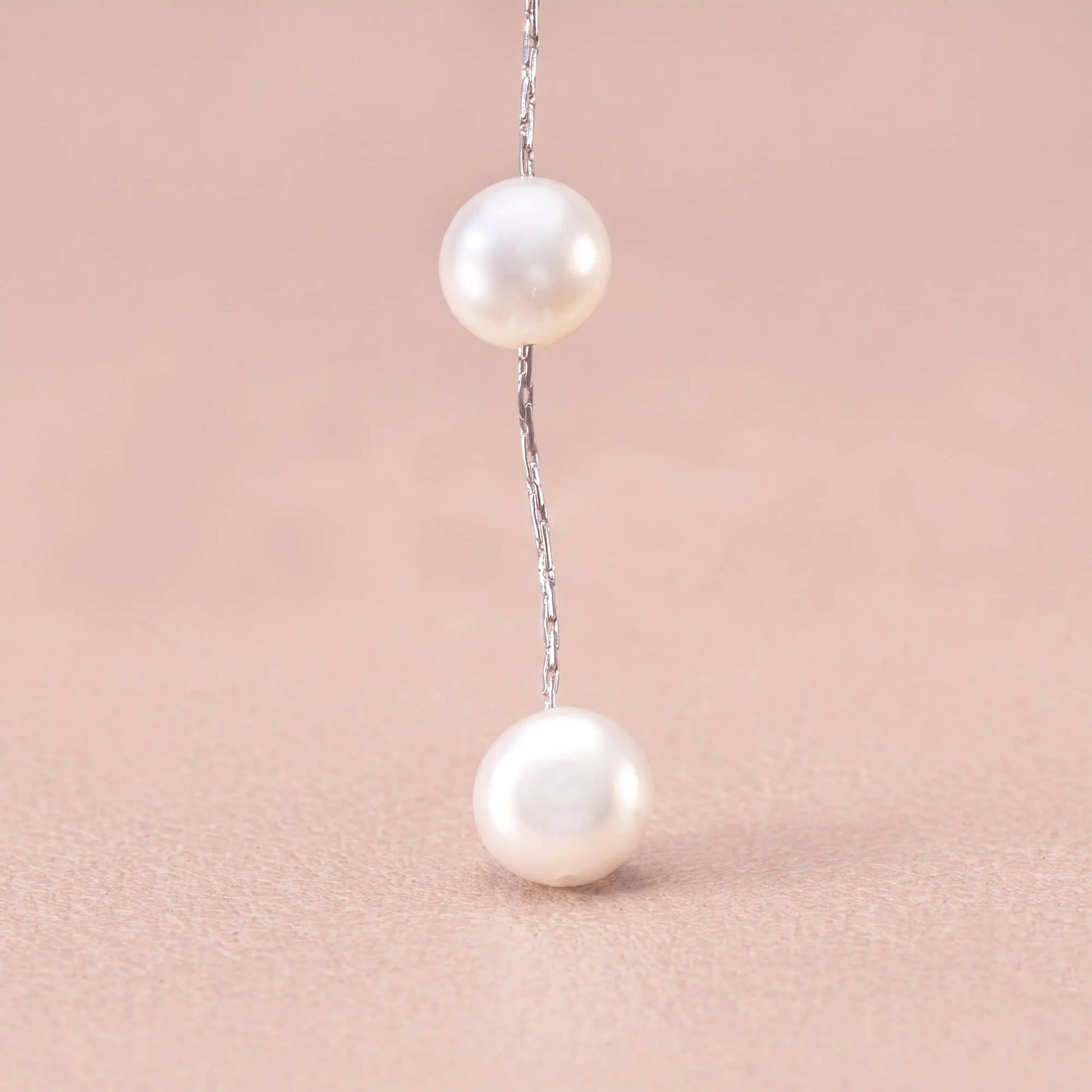 Sterling Silver  Pearl Drop Earrings