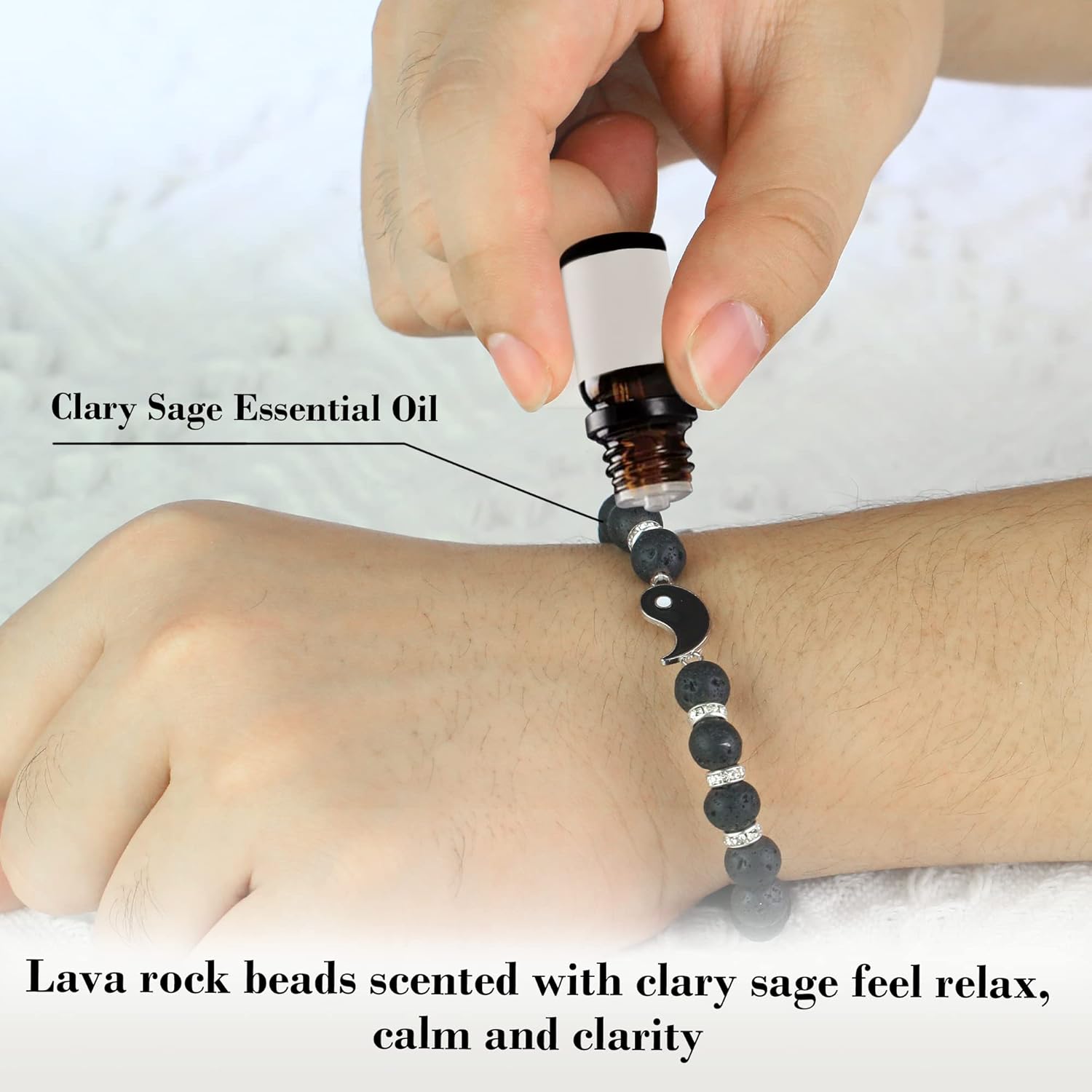 Magnetic Bracelets for Couples Gift Matching Couple Bracelets for Boyfriend Girlfriend Jewelry as Anniversary Birth Gifts for her, His and Hers Yin Yang Long Distance Relationship Bracelet
