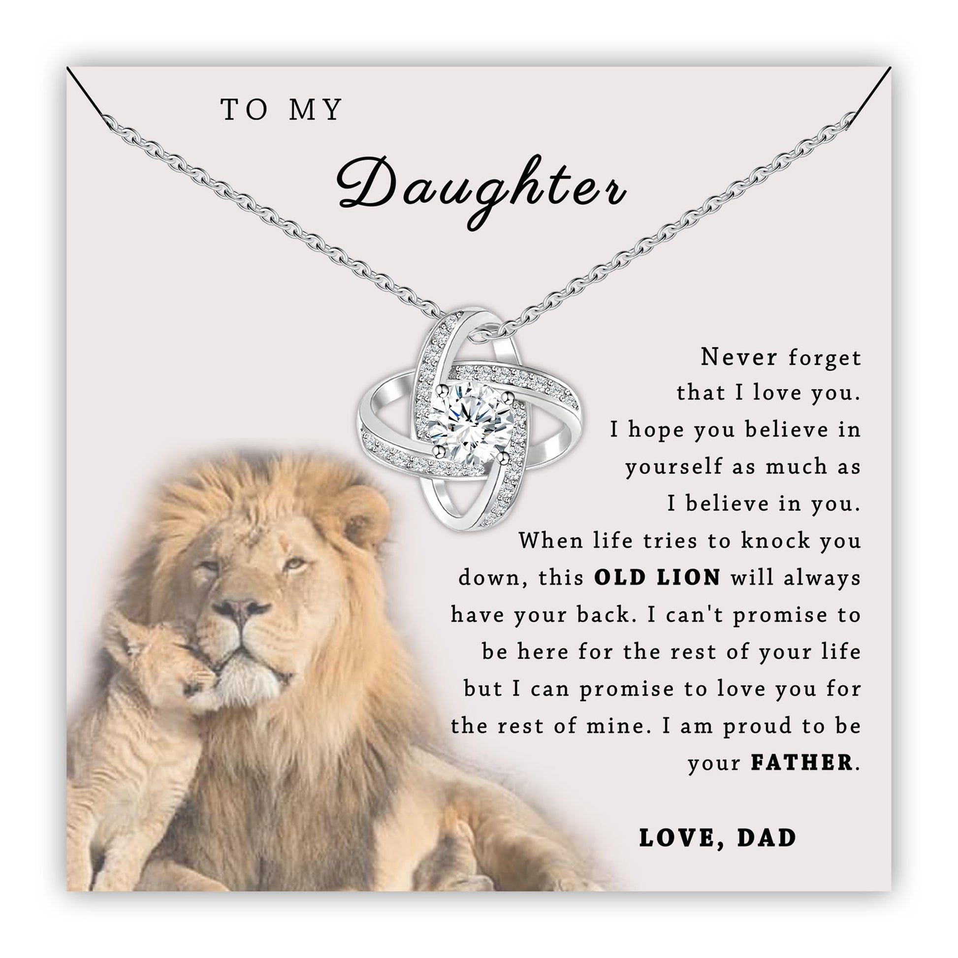 Collar SmileBelle para hija como regalo de papá, collar de padre e hija como regalo de cumpleaños para hija, collar para mi hija como regalo del Día de los Caídos para hija