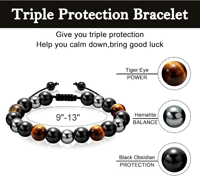 "To My Son" Triple Protection Bracelet