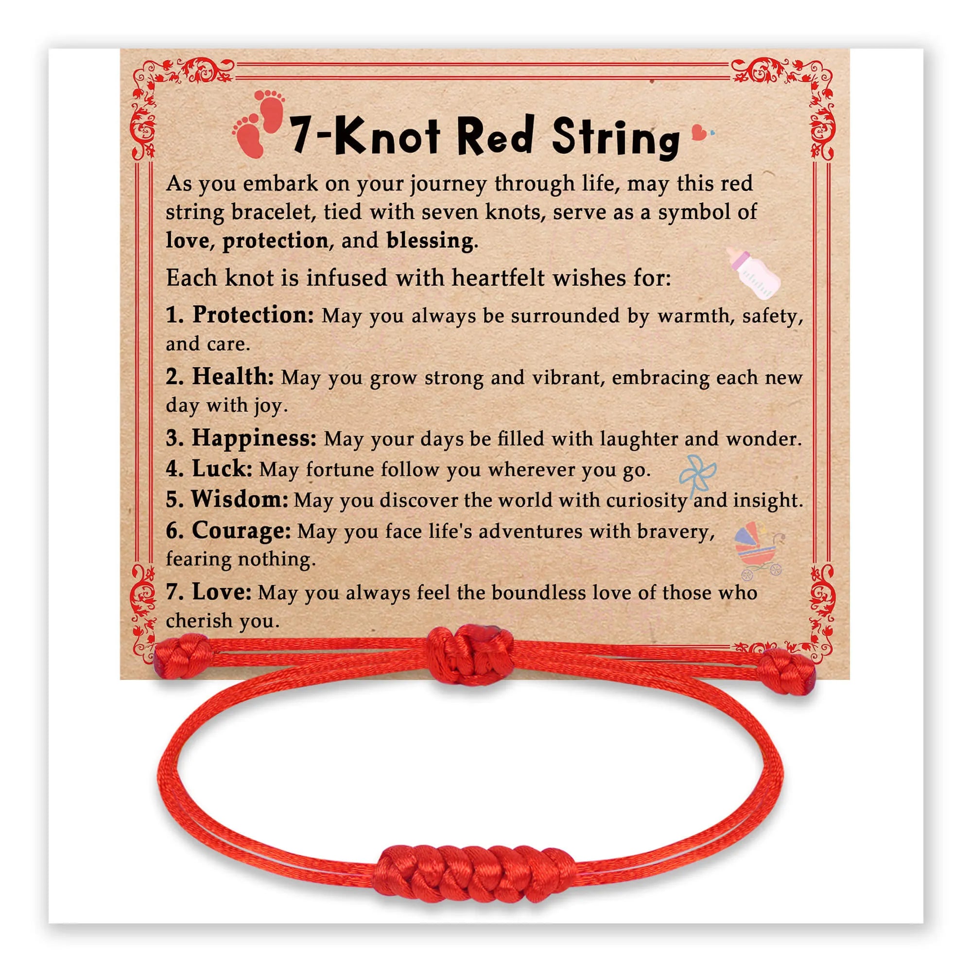 Red String Blessing Bracelet