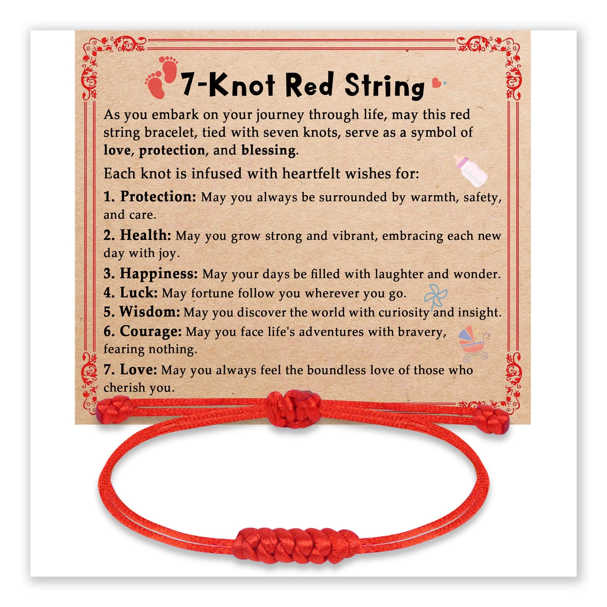 Red String Blessing Bracelet