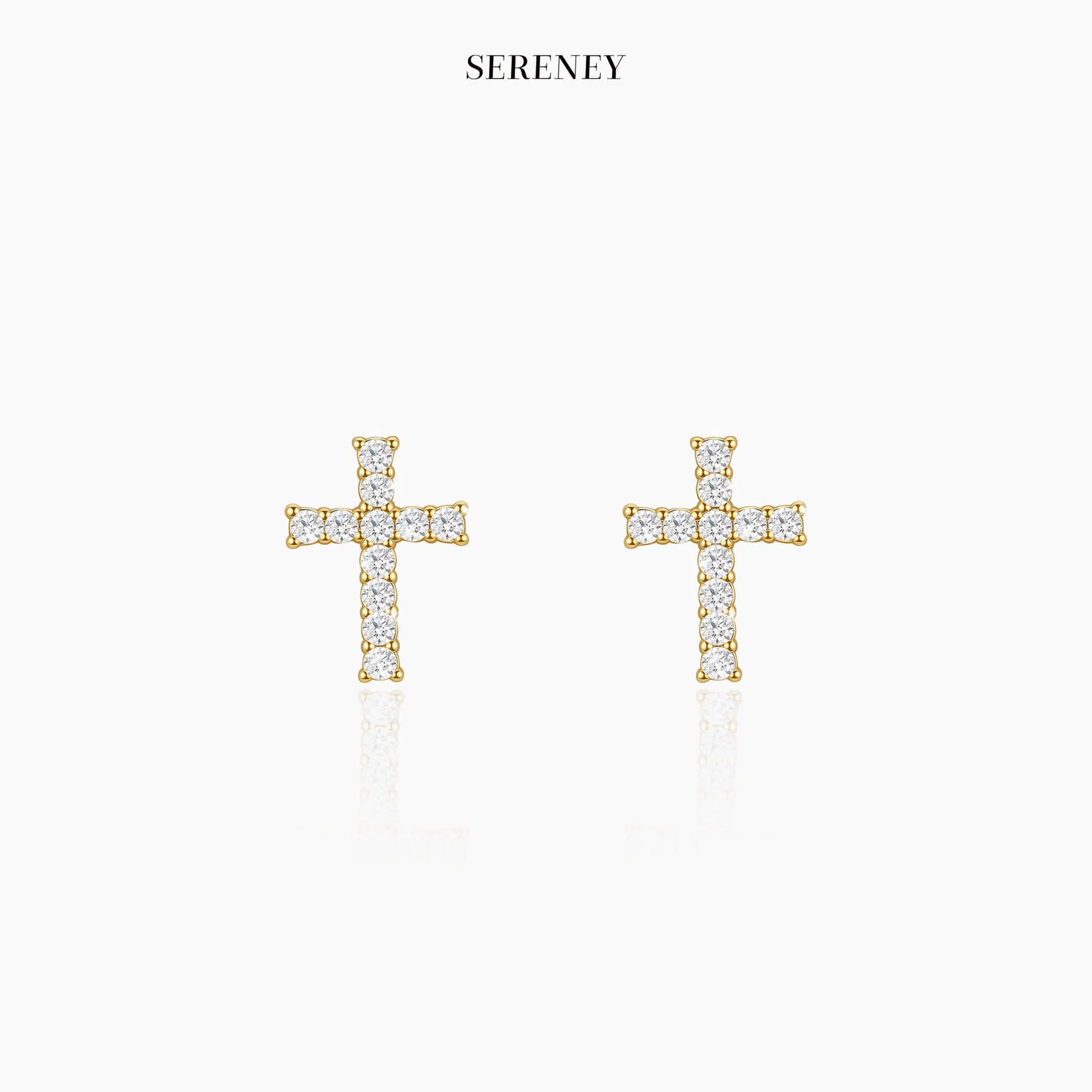 Cross Stud Earrings