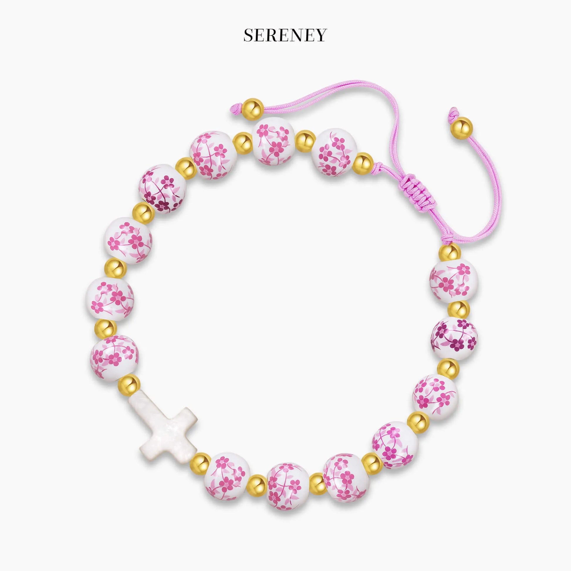 Blossoming Faith Porcelain Bracelet