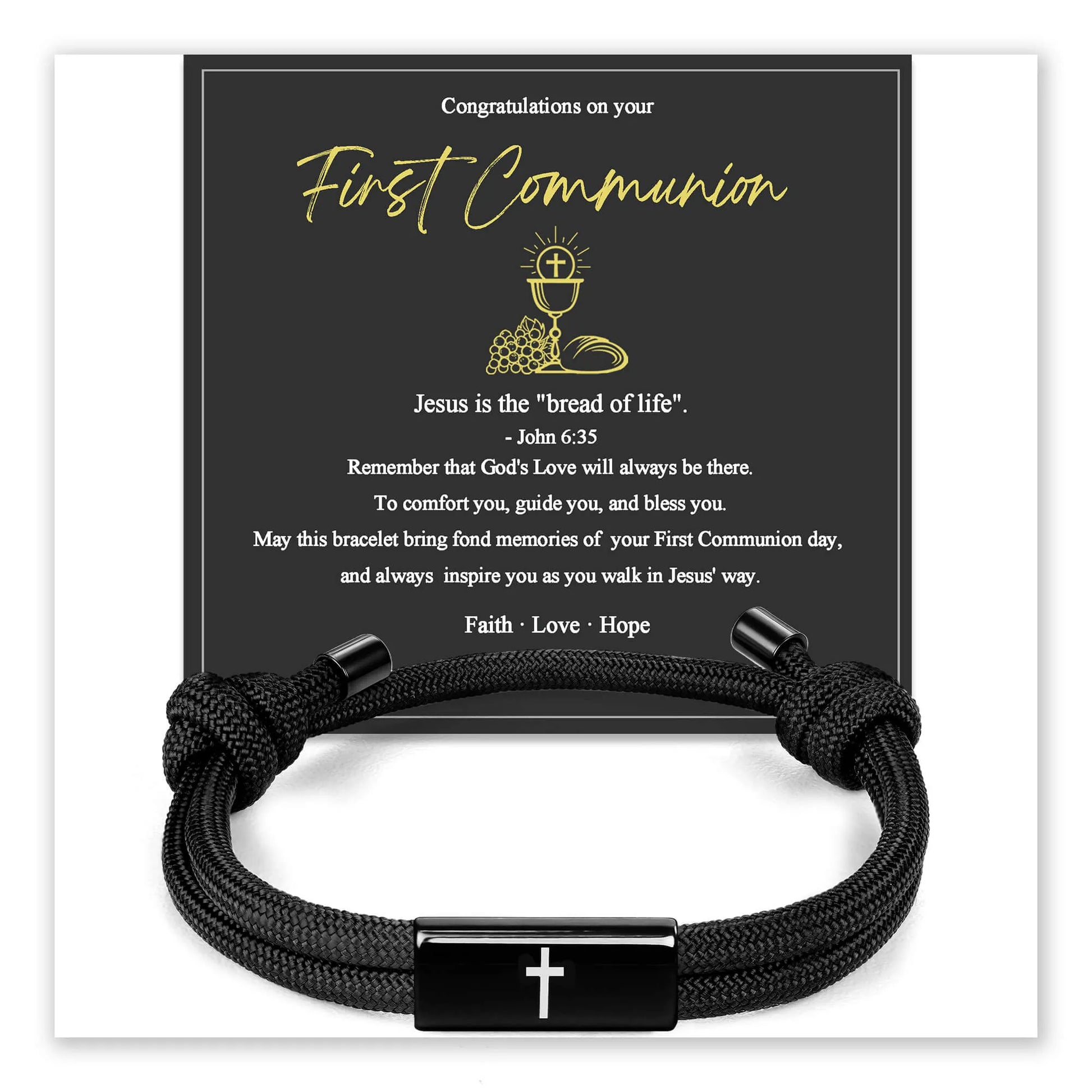 Sacrament Cross Bracelet