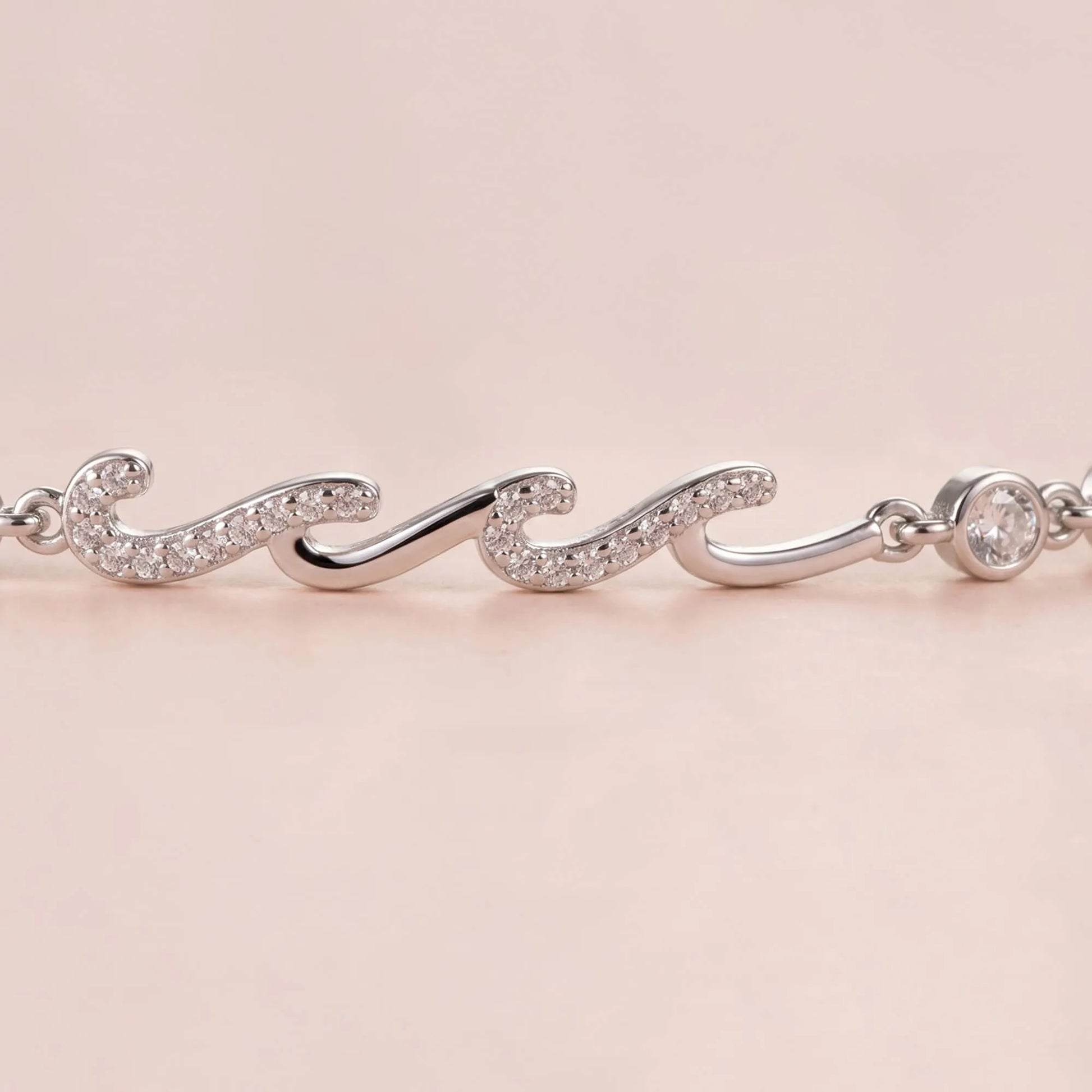 To My Daughter Wave Bracelet