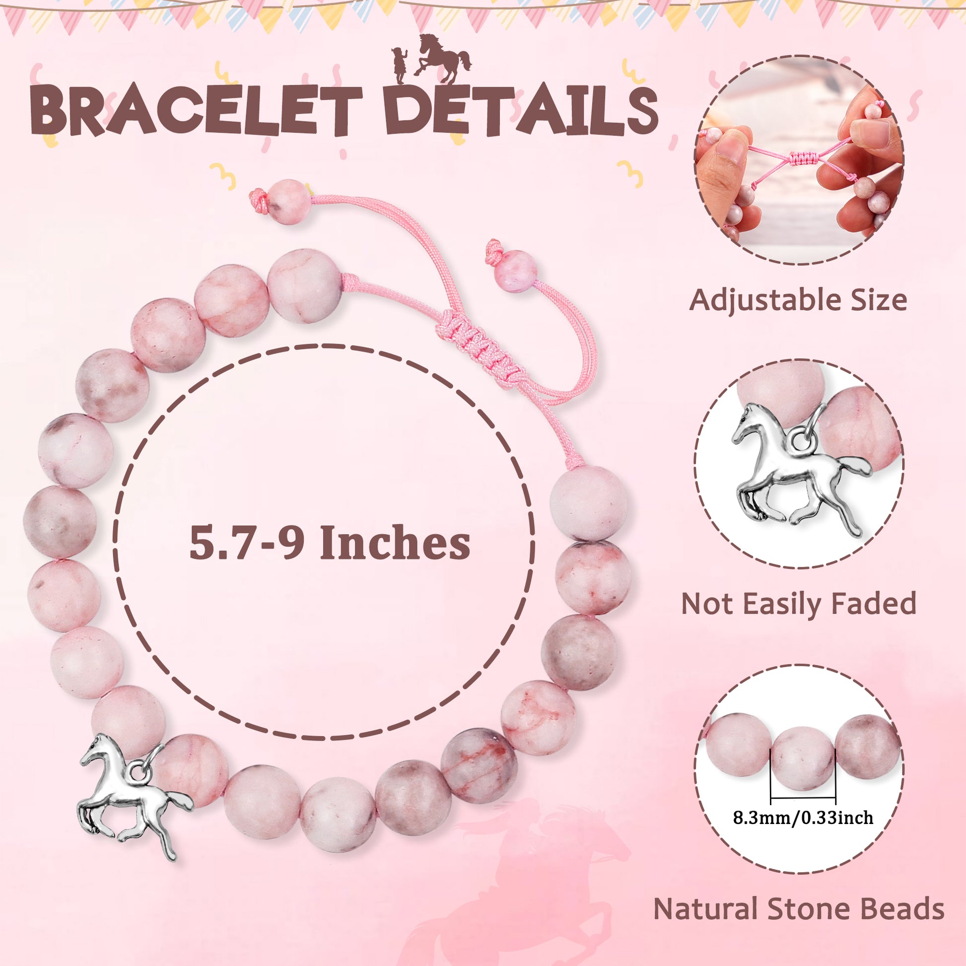 Horse Bracelet for Girls