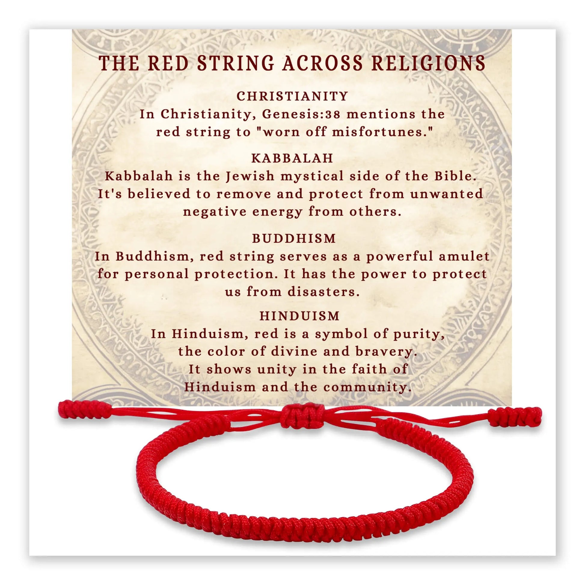 Red String Blessing Bracelet