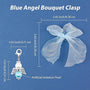 Measurement details of blue angel bouquet clasp