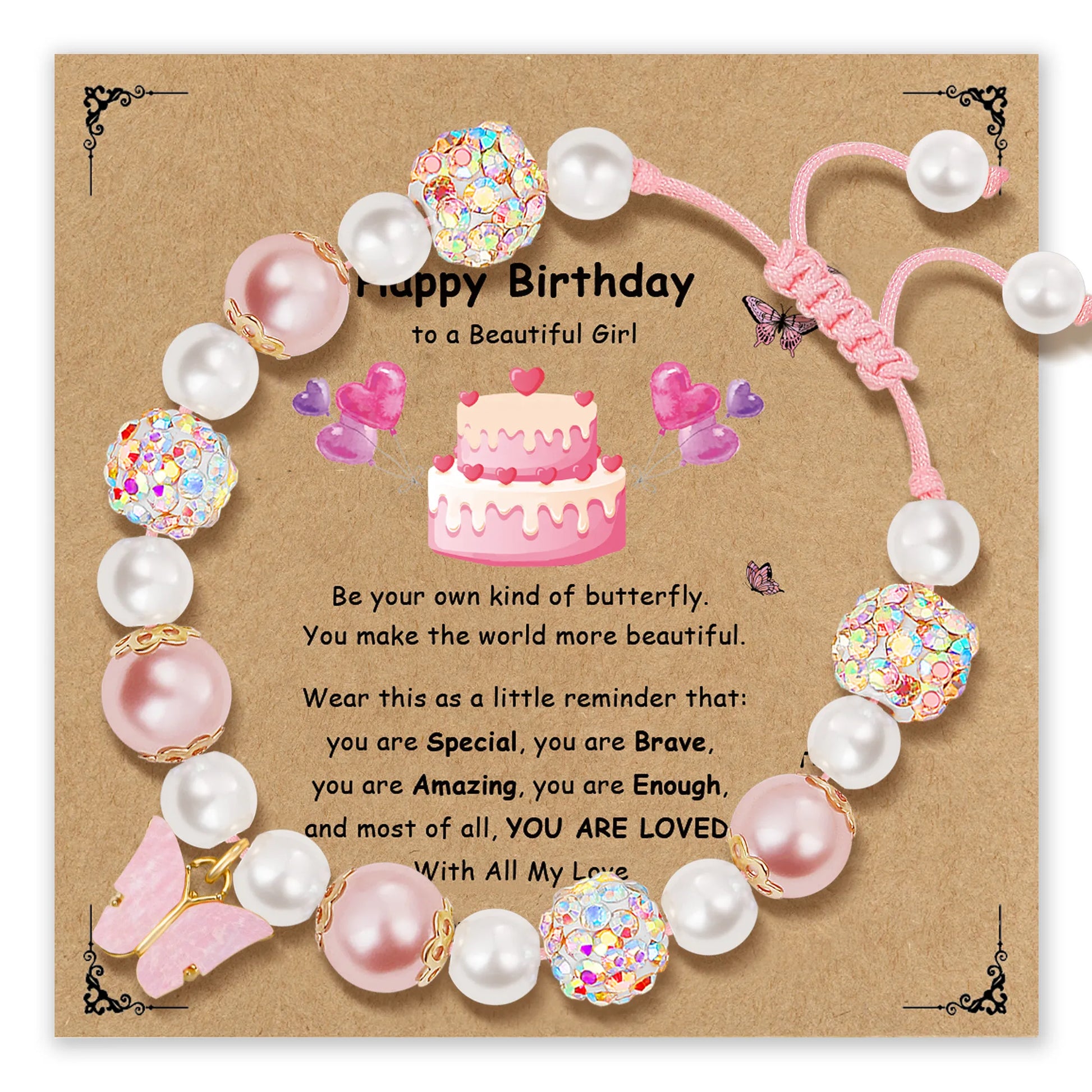 Butterfly Birthday Bracelet