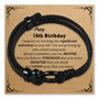 Braver Stronger Birthday Bracelet with message card for 16th birthday